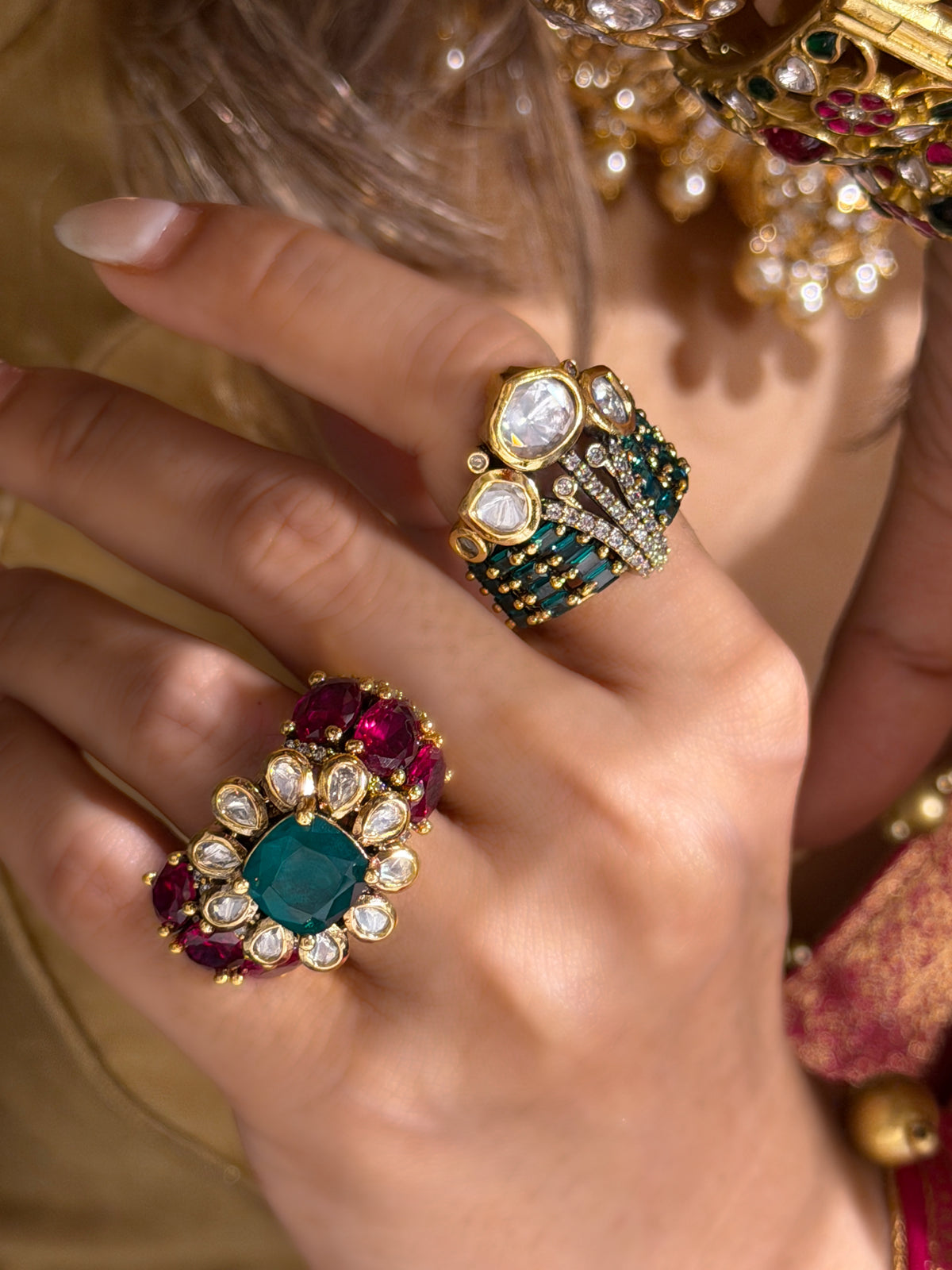The jewel Crown Ring
