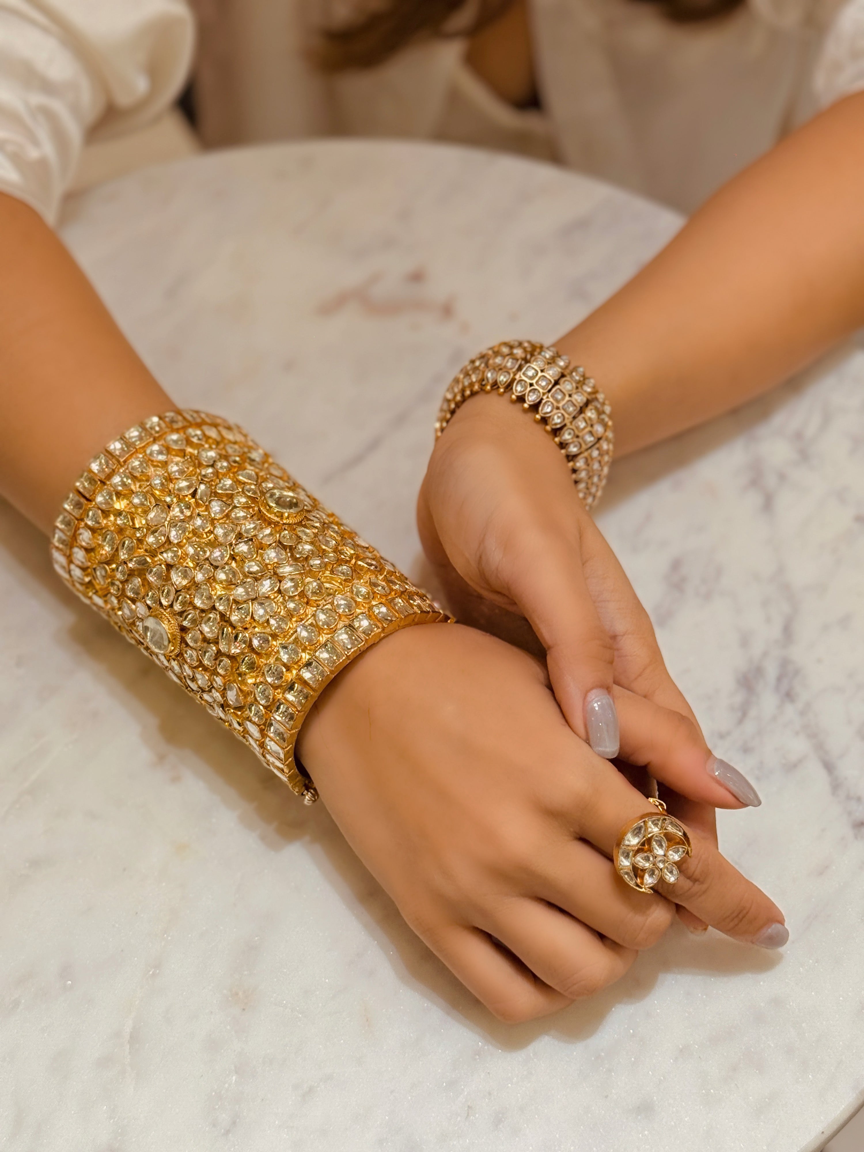 Amber Bloom Cuff
