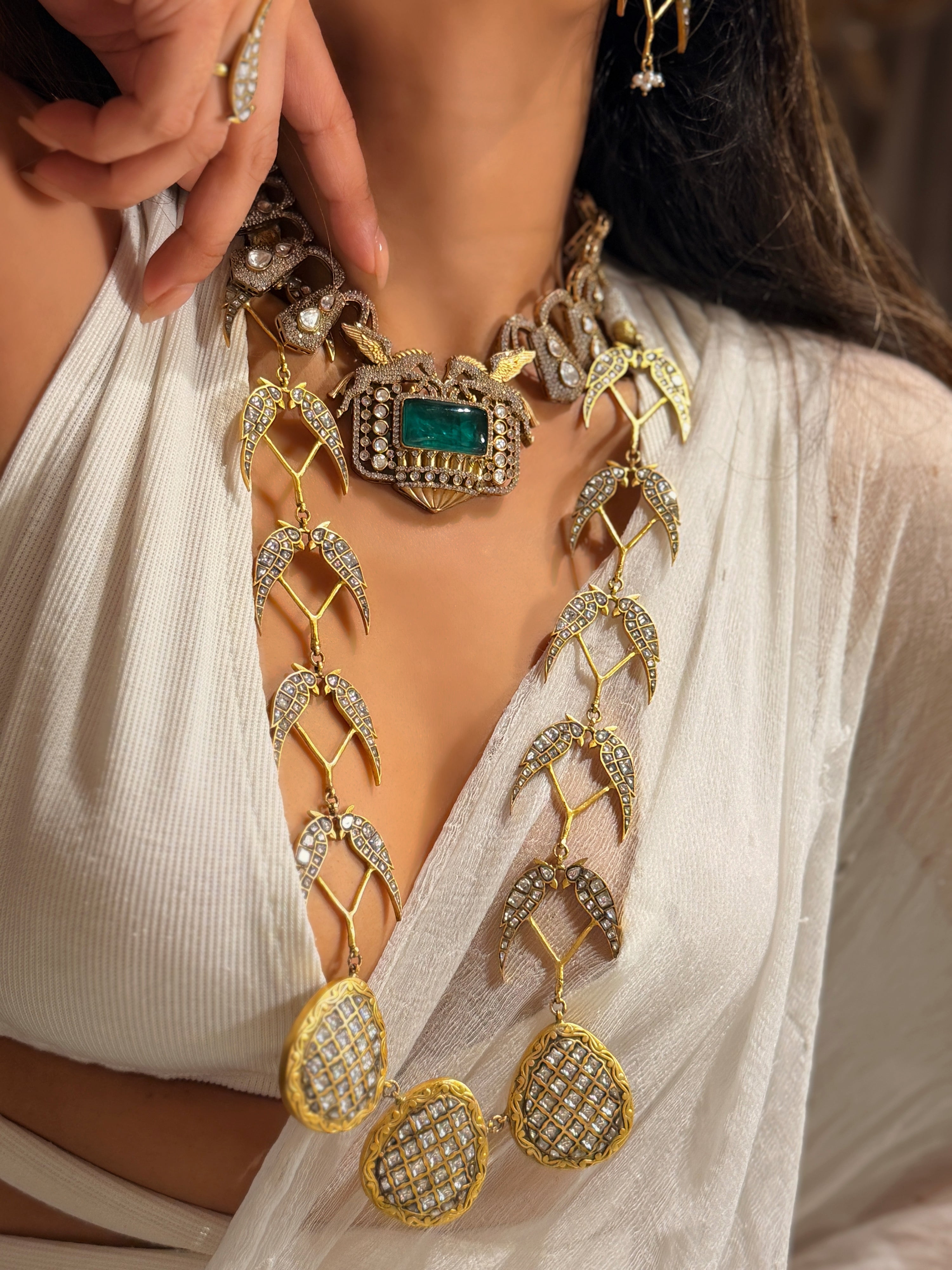 Equine Emerald Necklace