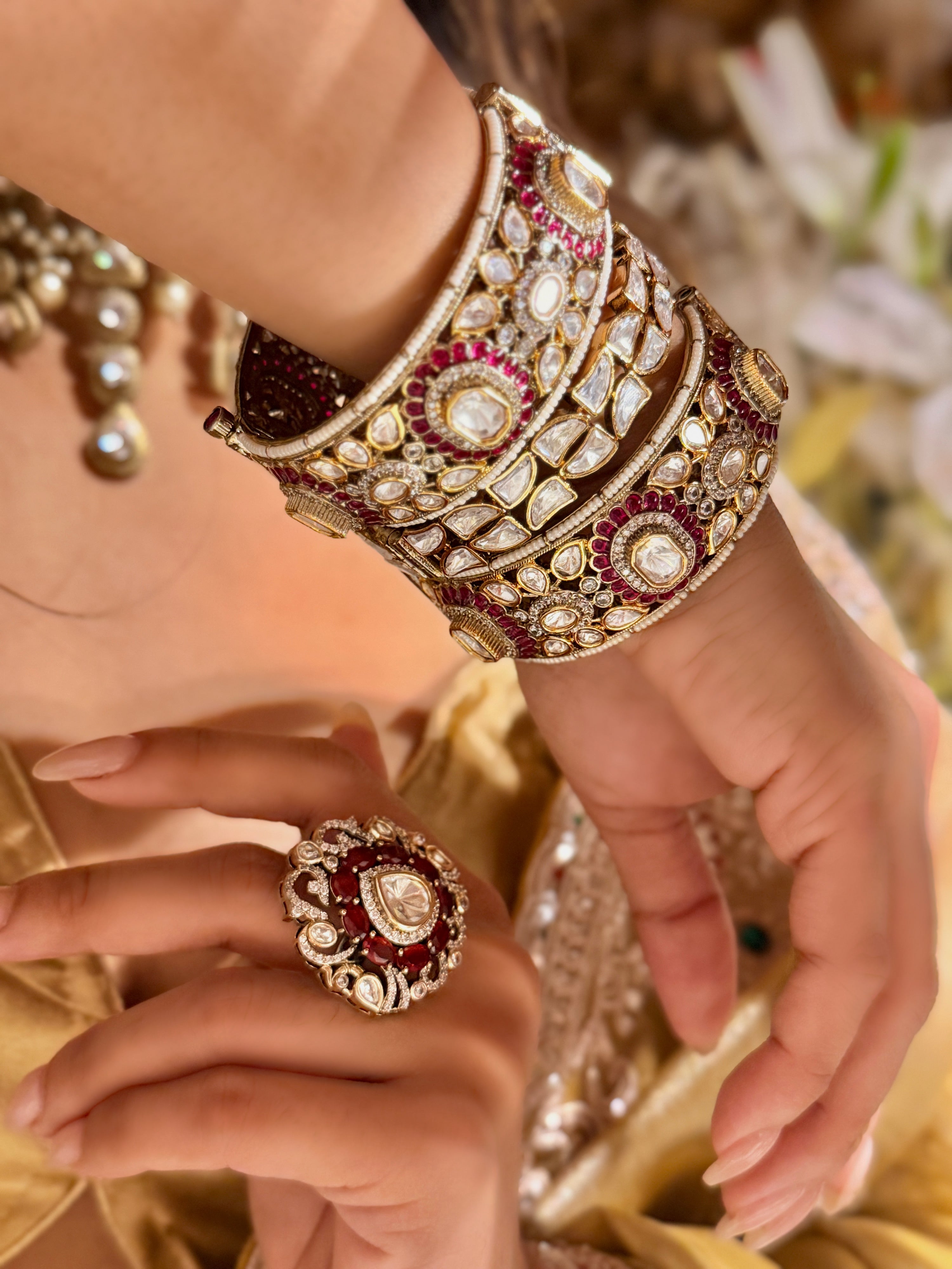 Mansi Droplet Ring