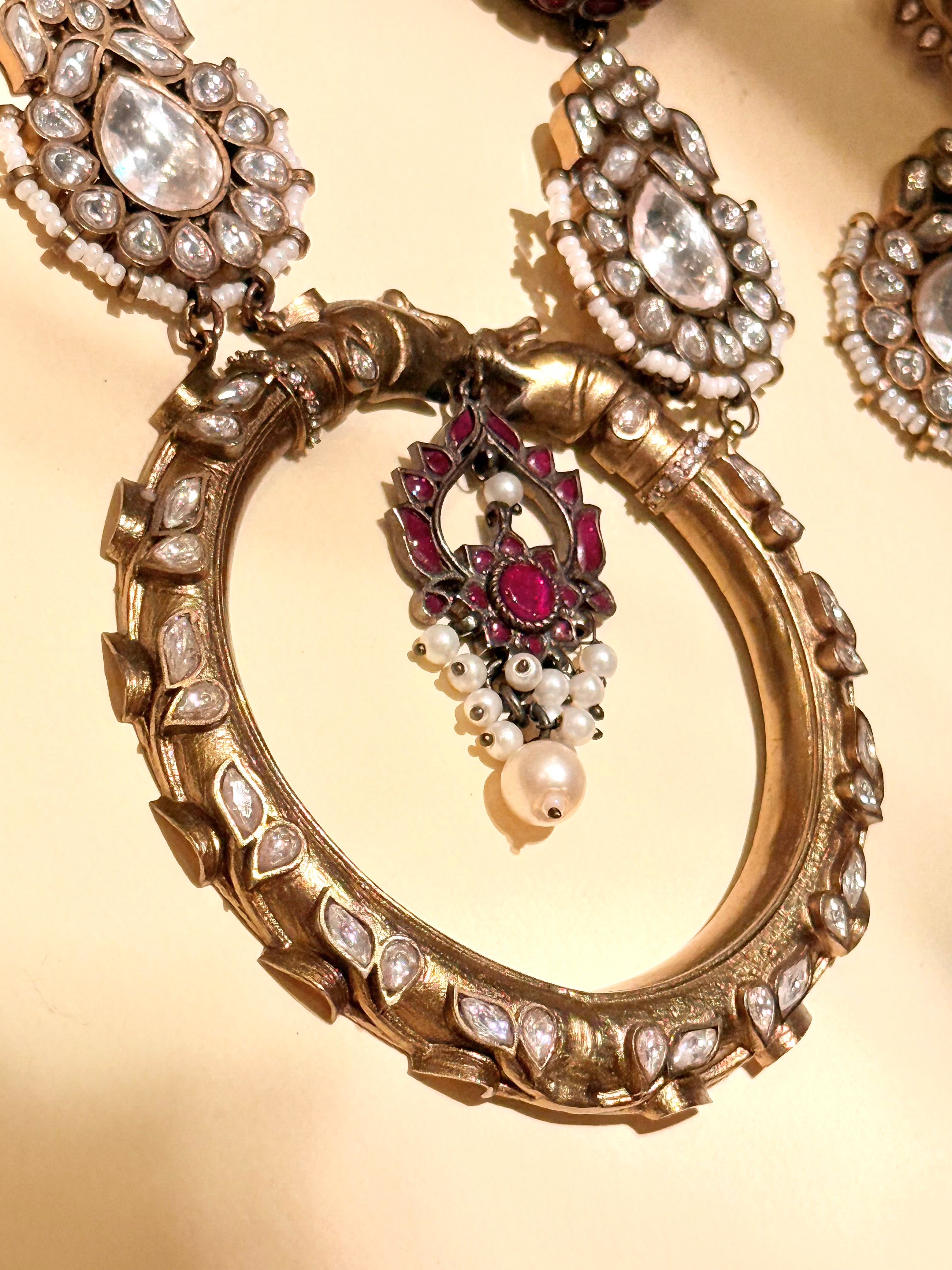 Elephant headed long Necklace - MAHIRA