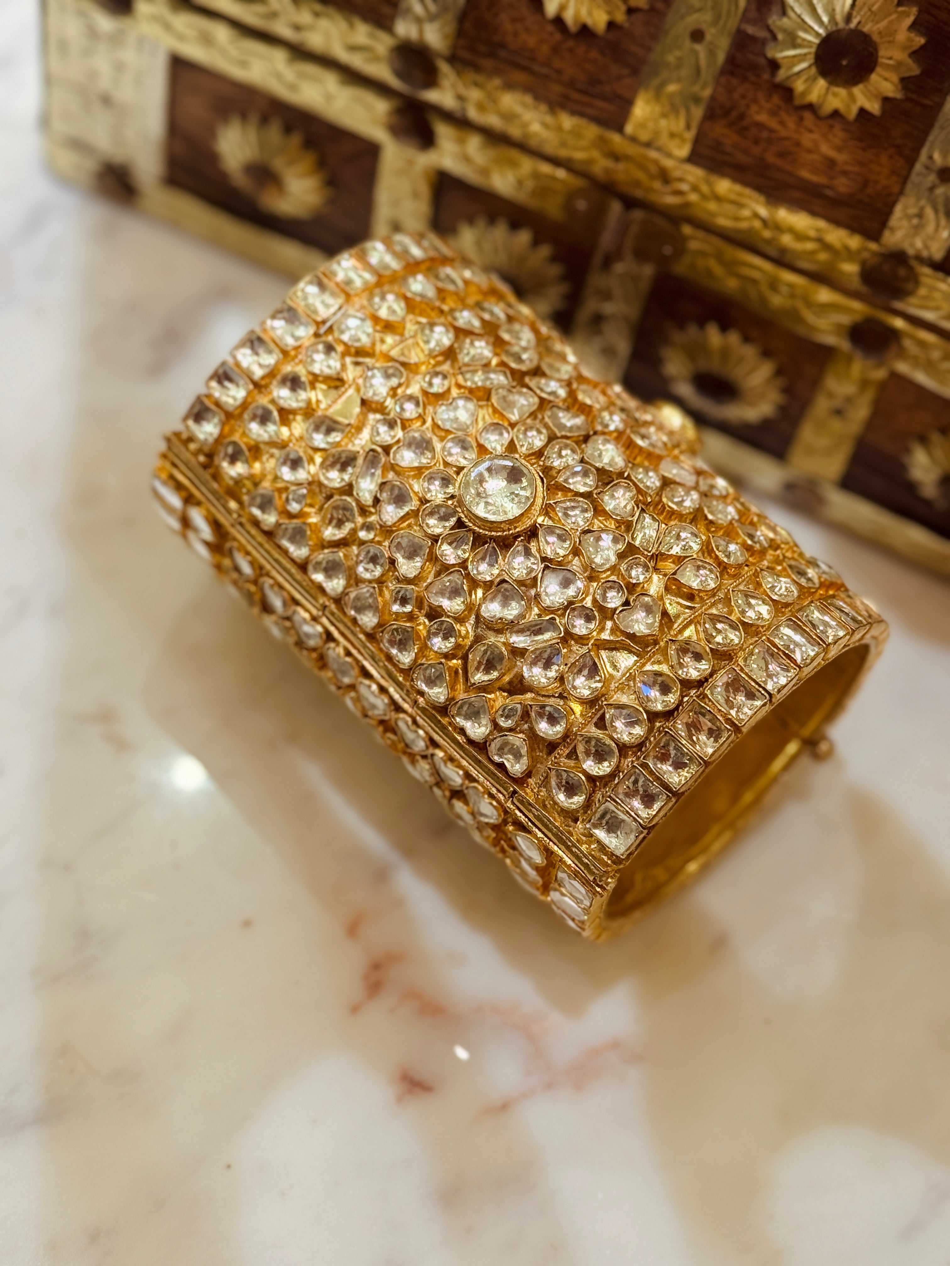 Amber Bloom Cuff