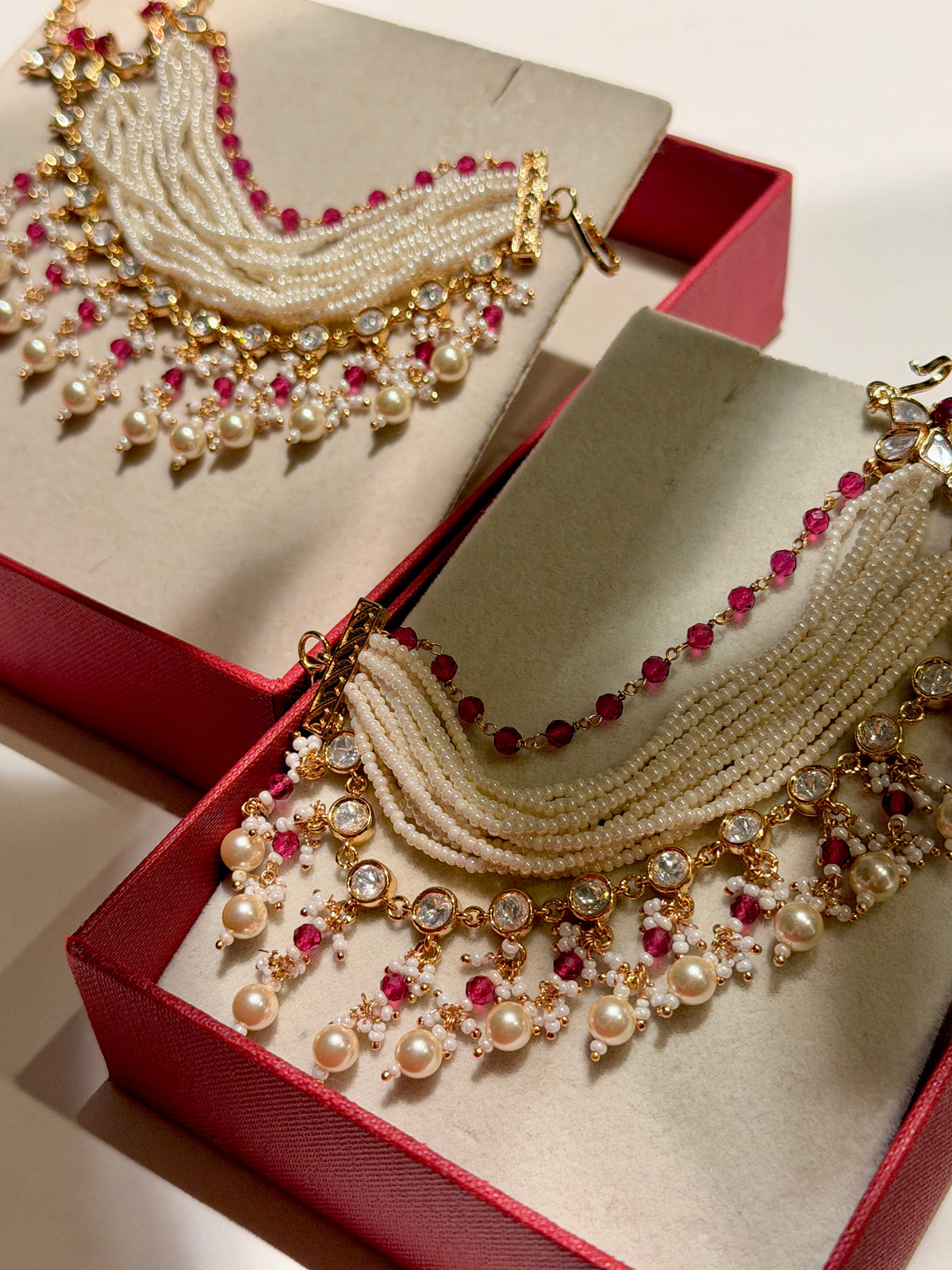 Malti Ruby ear-chain