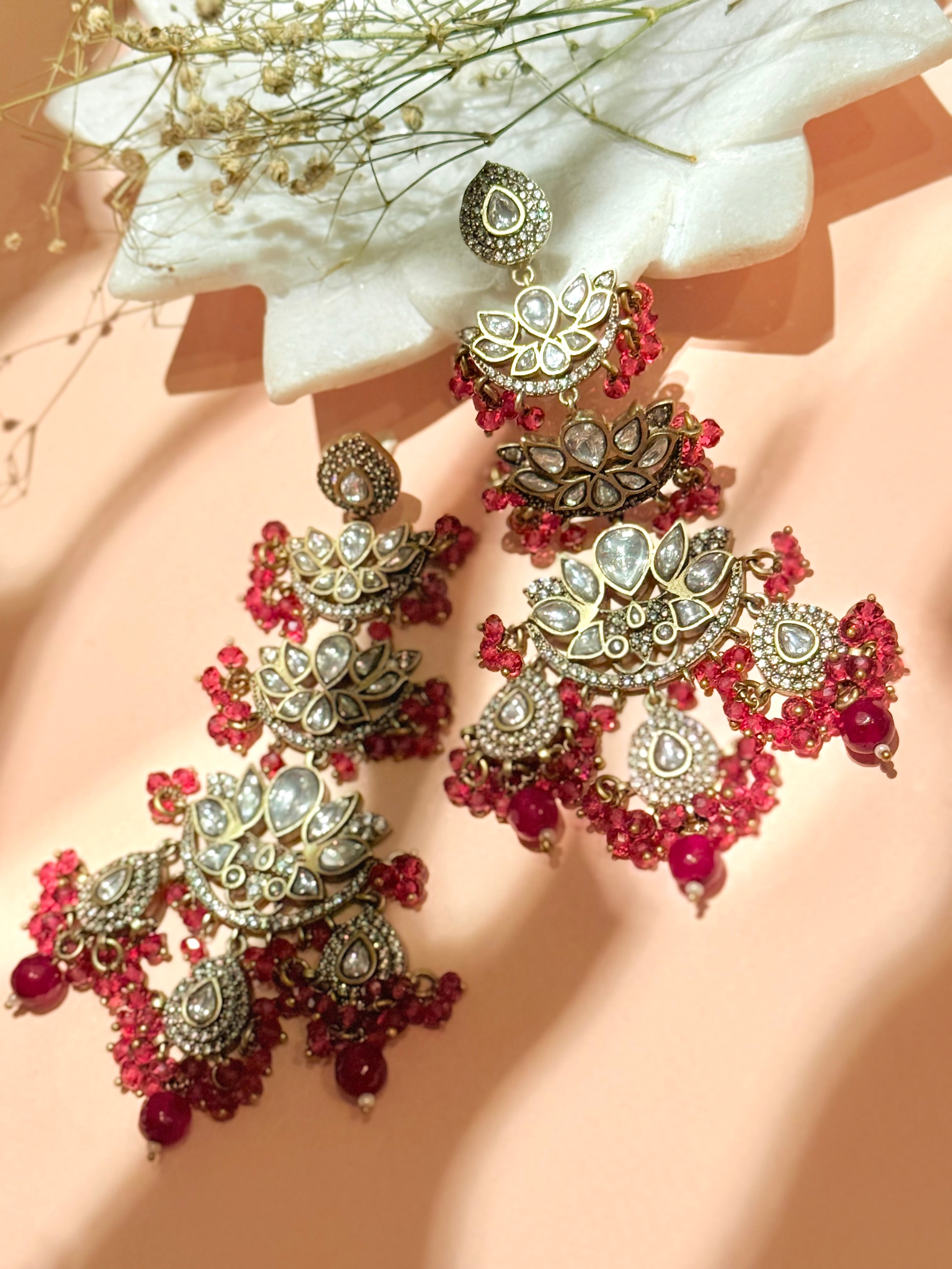 Komal Triple layered Earring