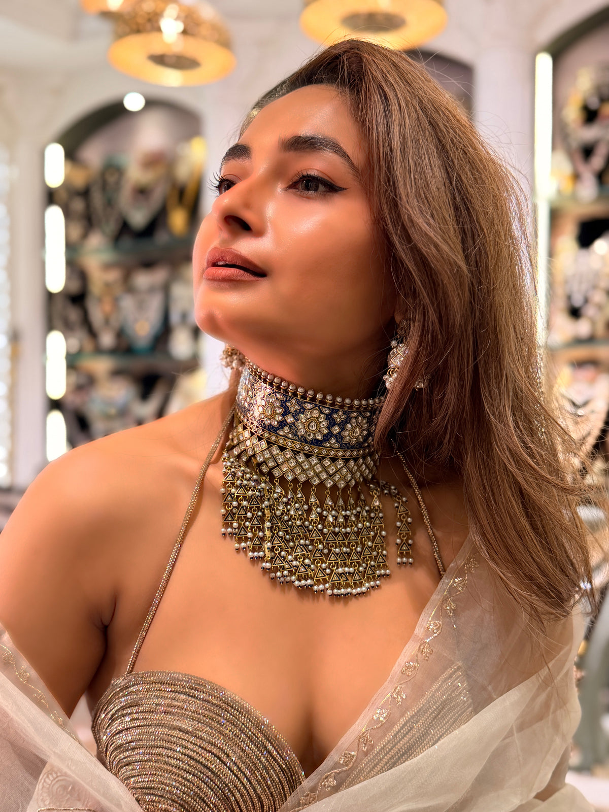 Rajputi Aadh Necklace - Mahira