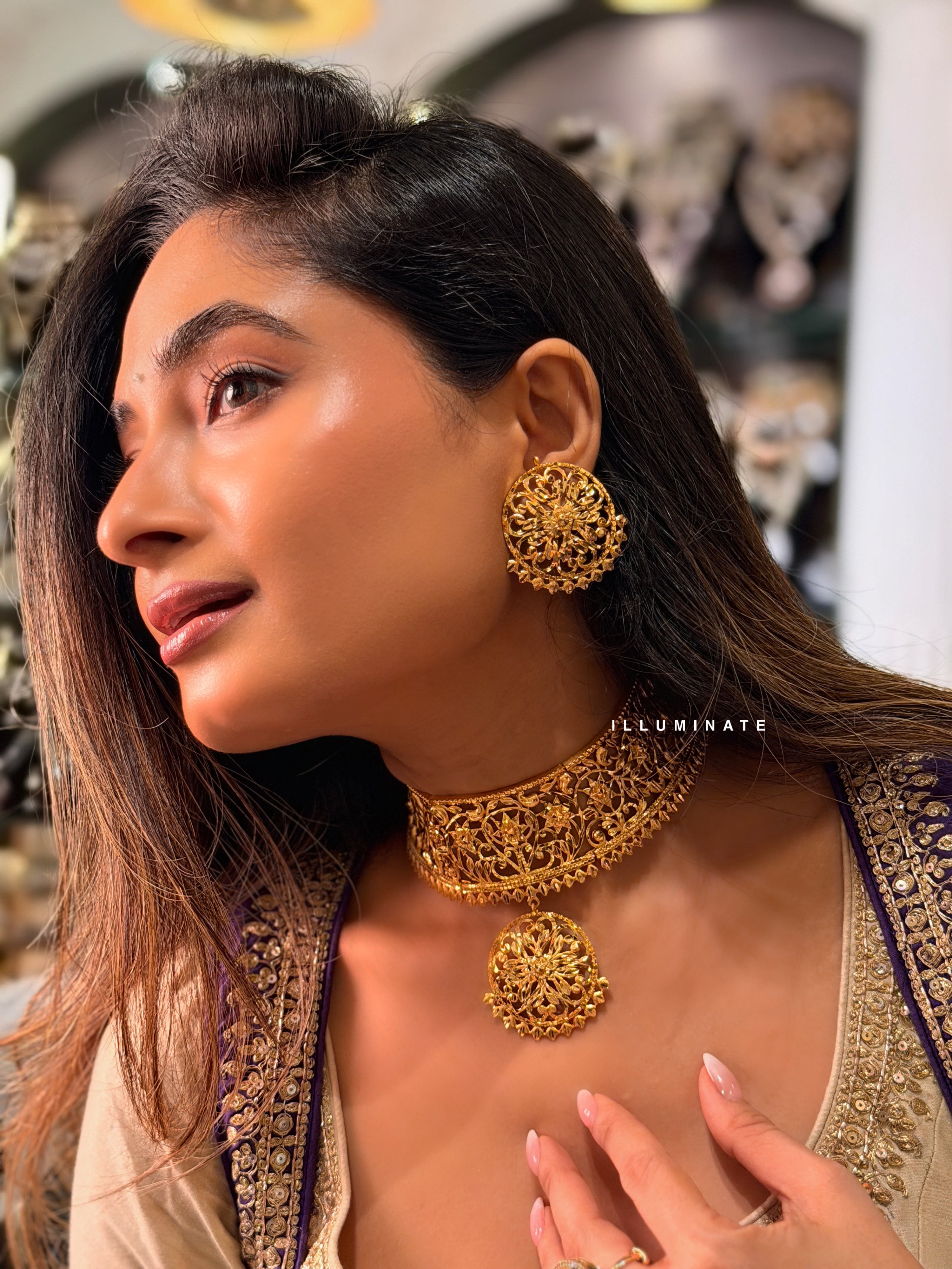 Yogita Sunehri Choker - Royal Bengal ‘26