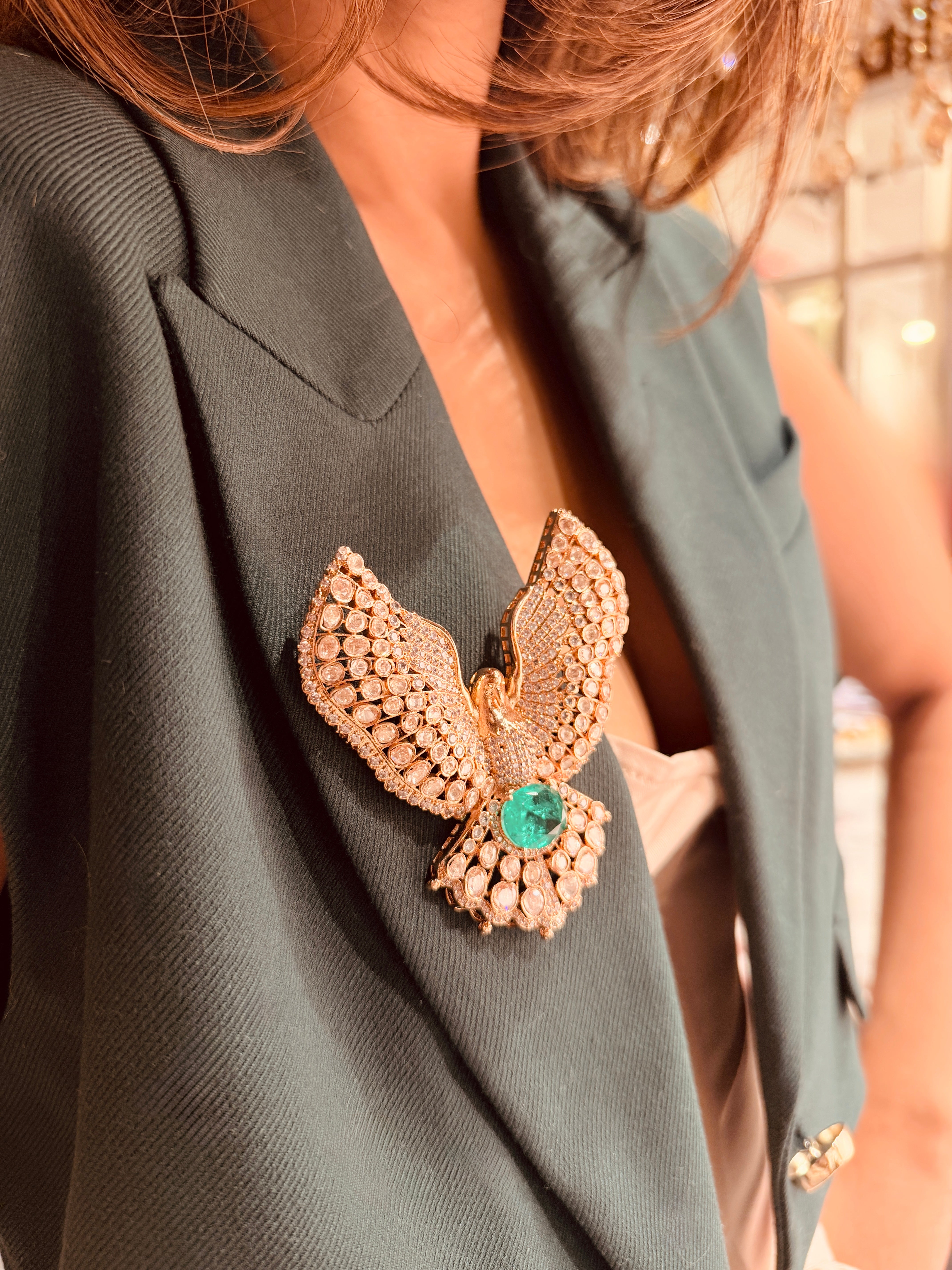 Eagle Worn Brooch