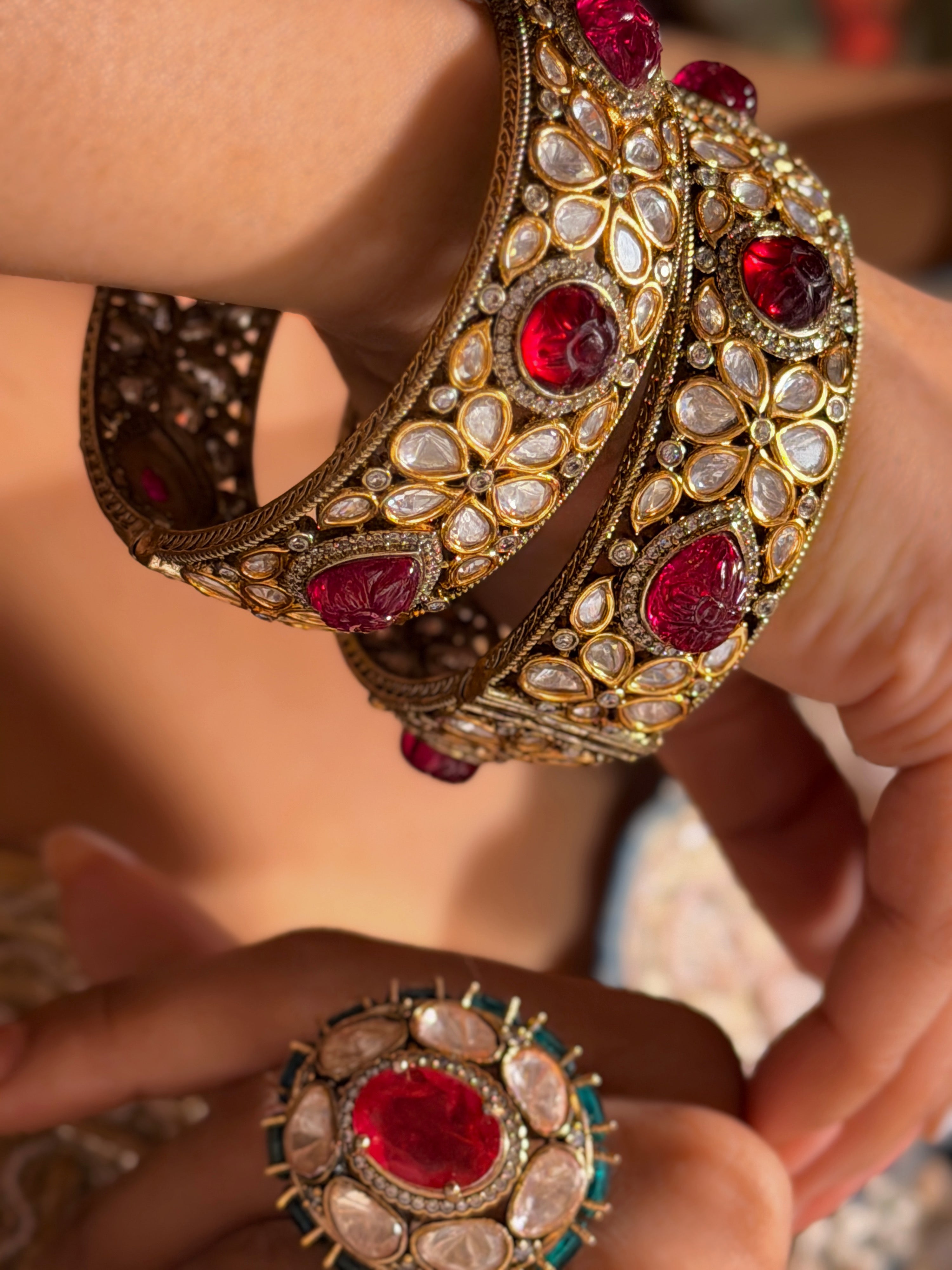 Sarika Ruby Bangle