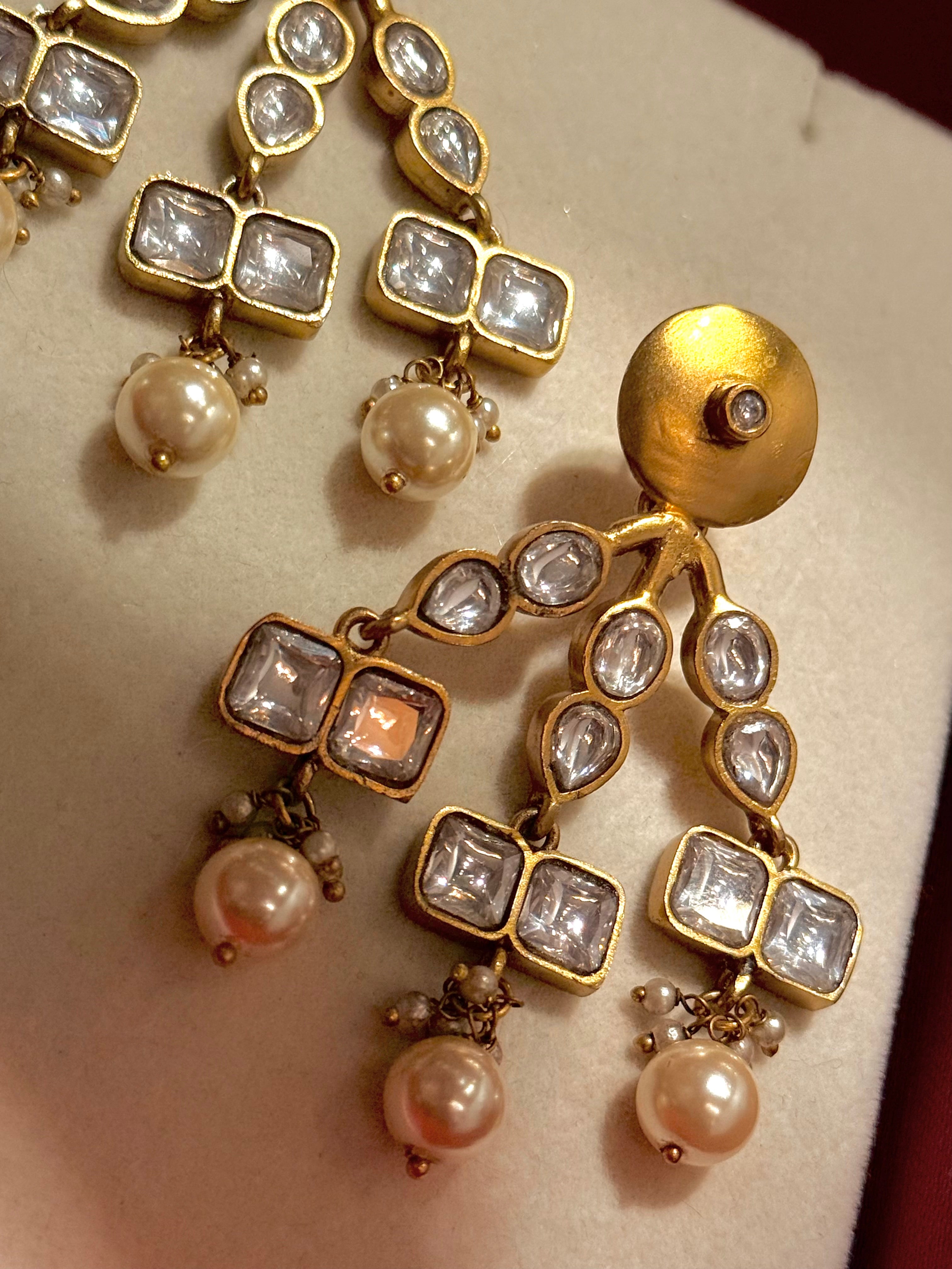 Palash polki stud - MAHIRA