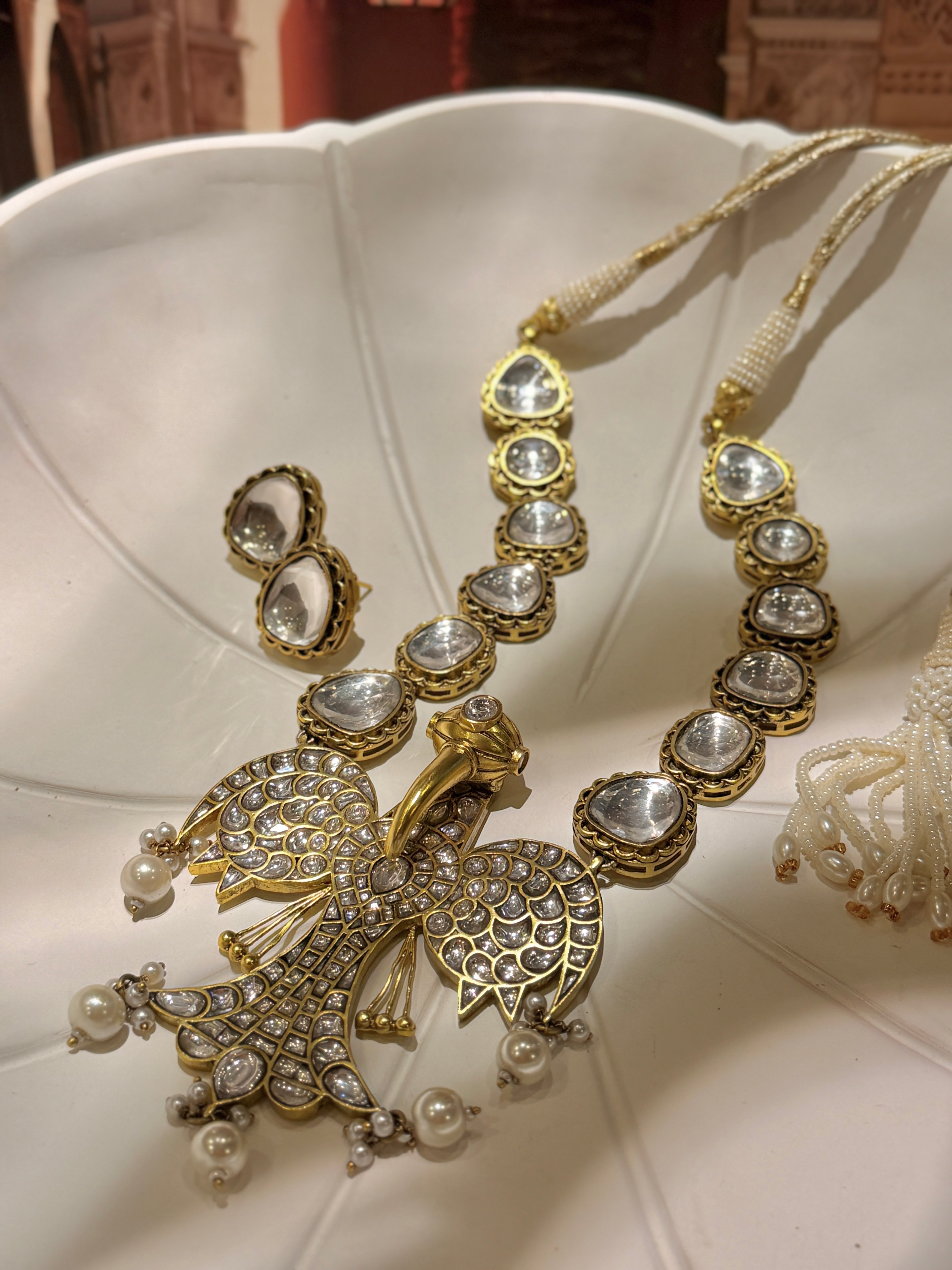 Vihanga Polki Necklace- Mahira