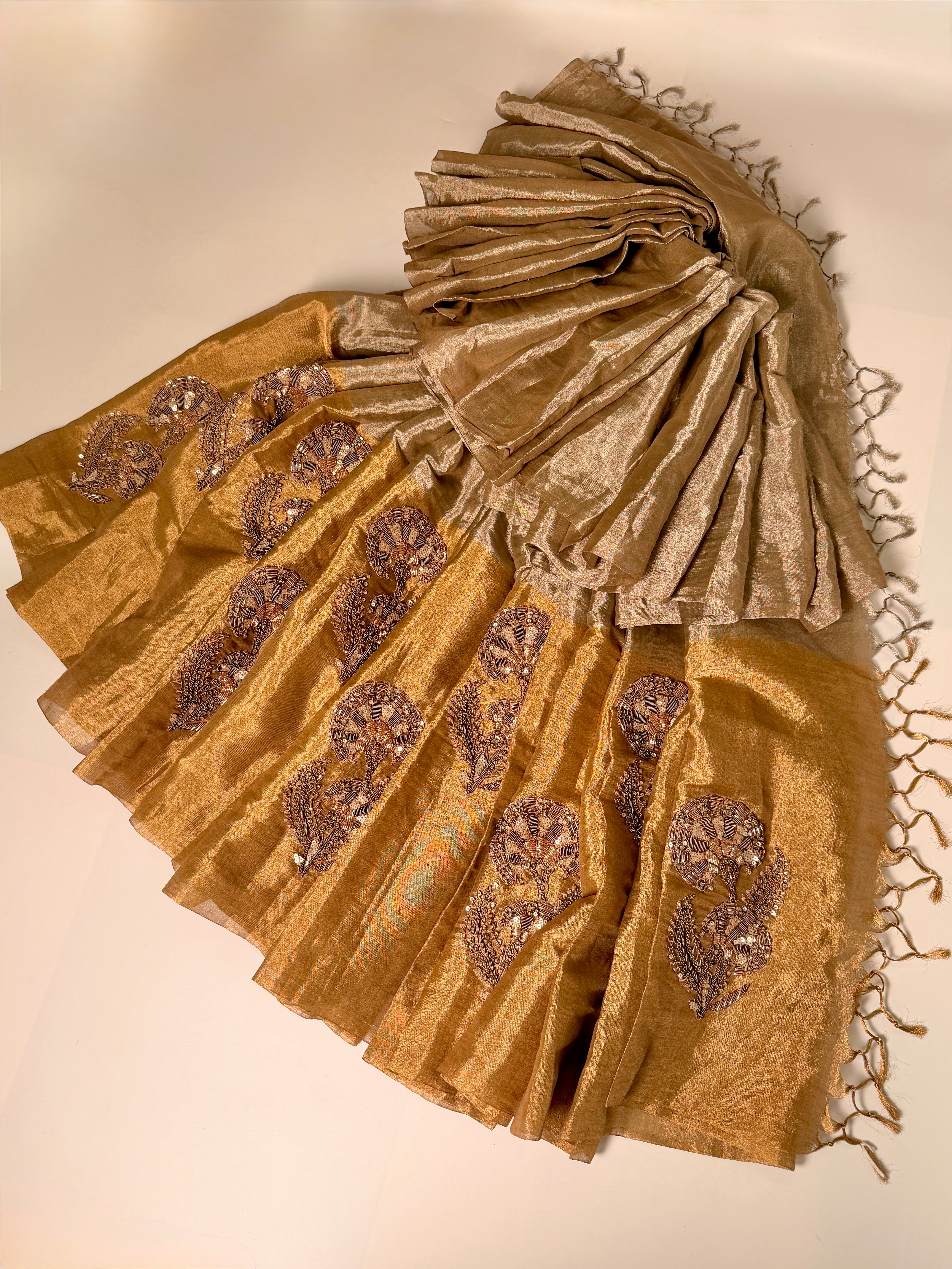 Sona-Rupa duo zardosi kanchipuram silk saree