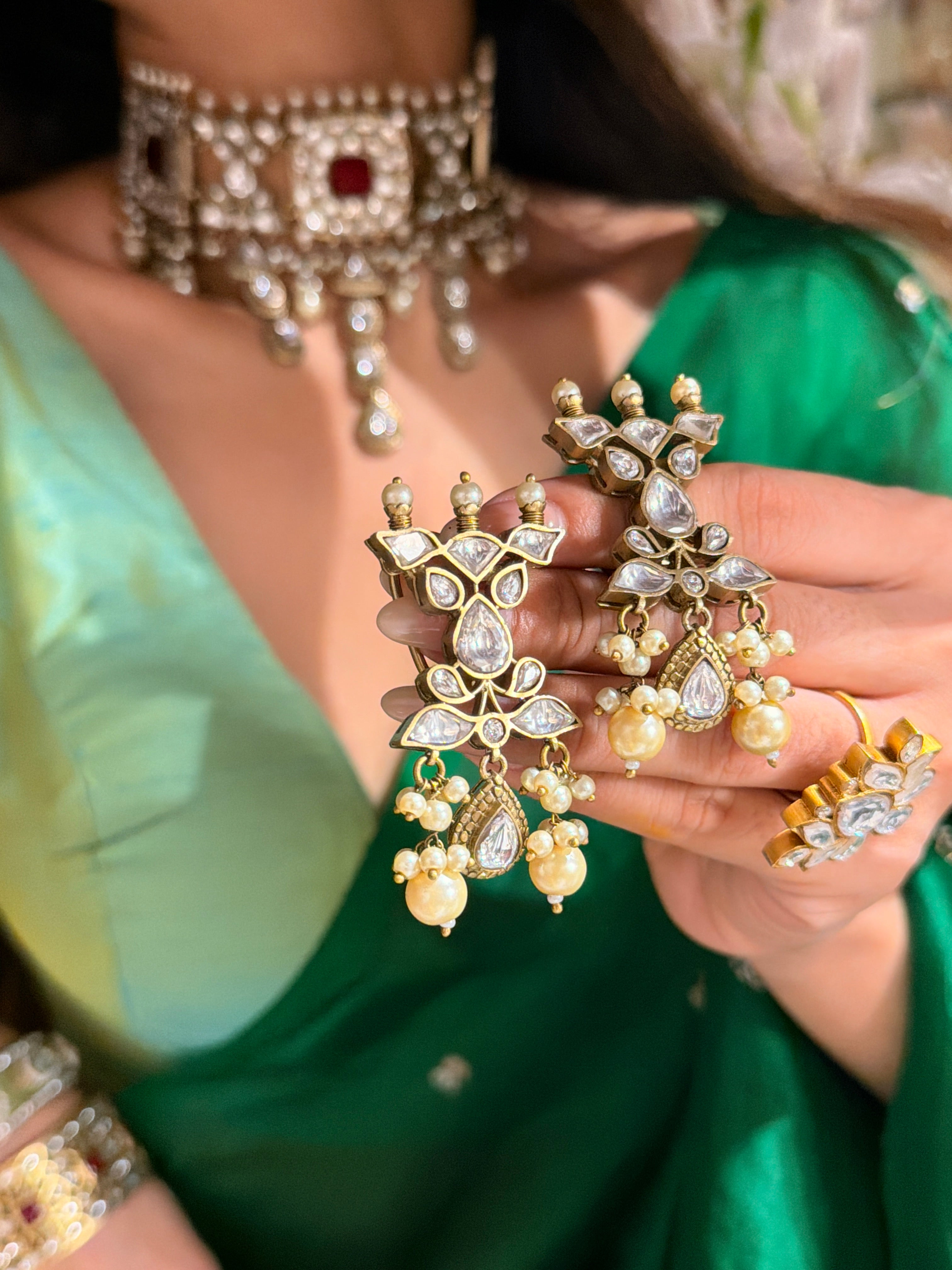 Rukhsaar Polki Choker -Mahira