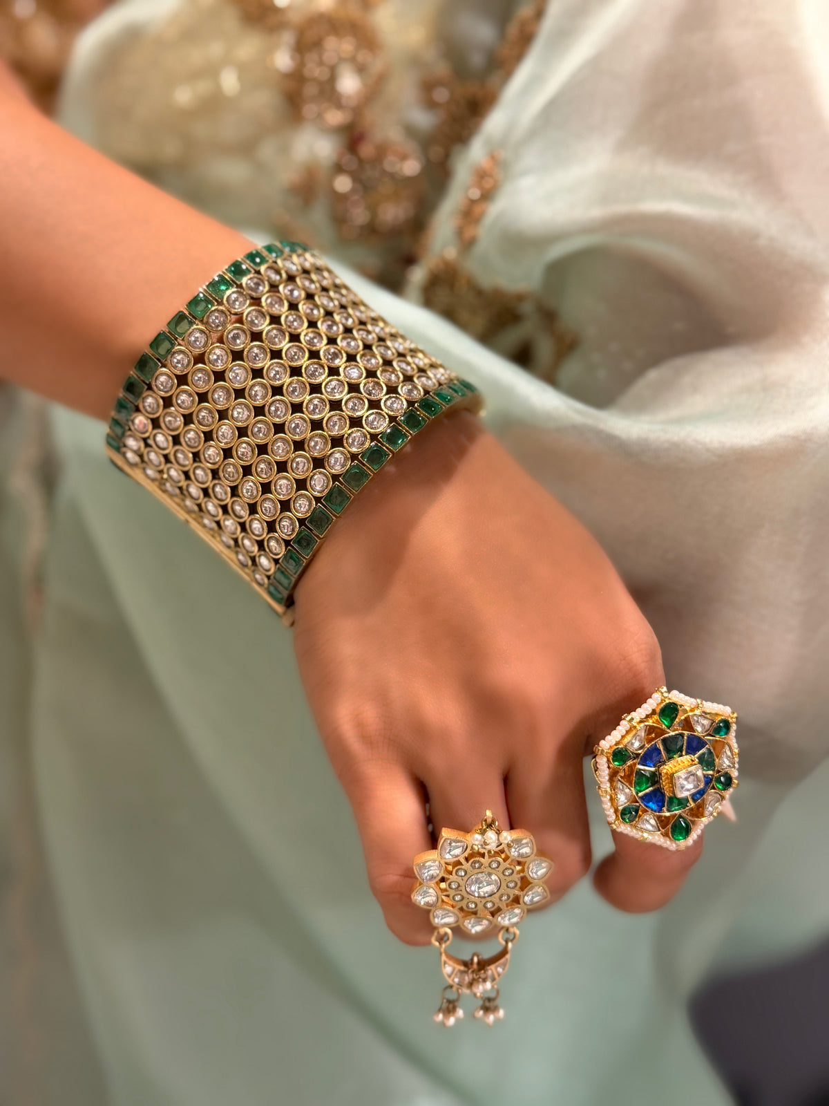 Meher Polki cuff