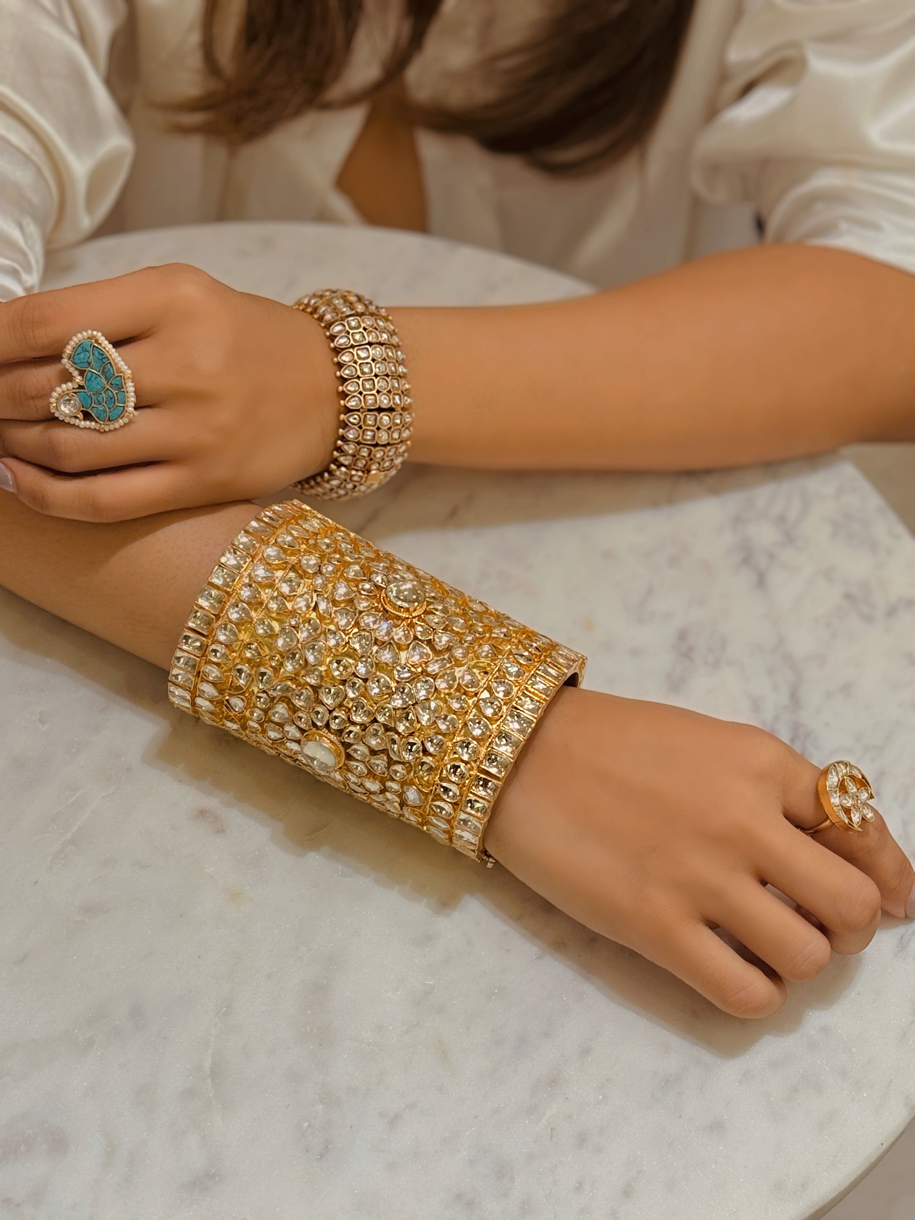 Amber Bloom Cuff