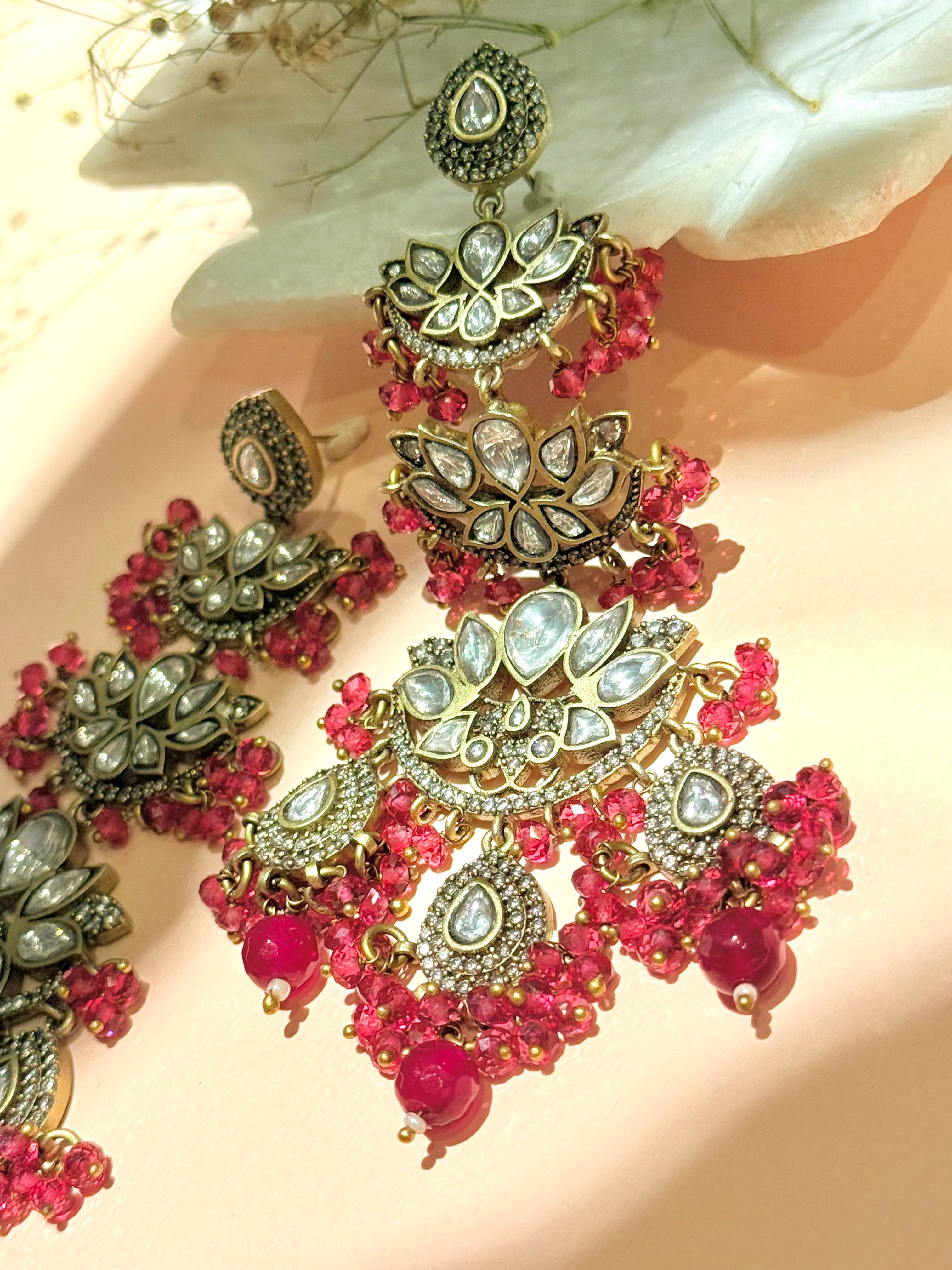 Komal Triple layered Earring