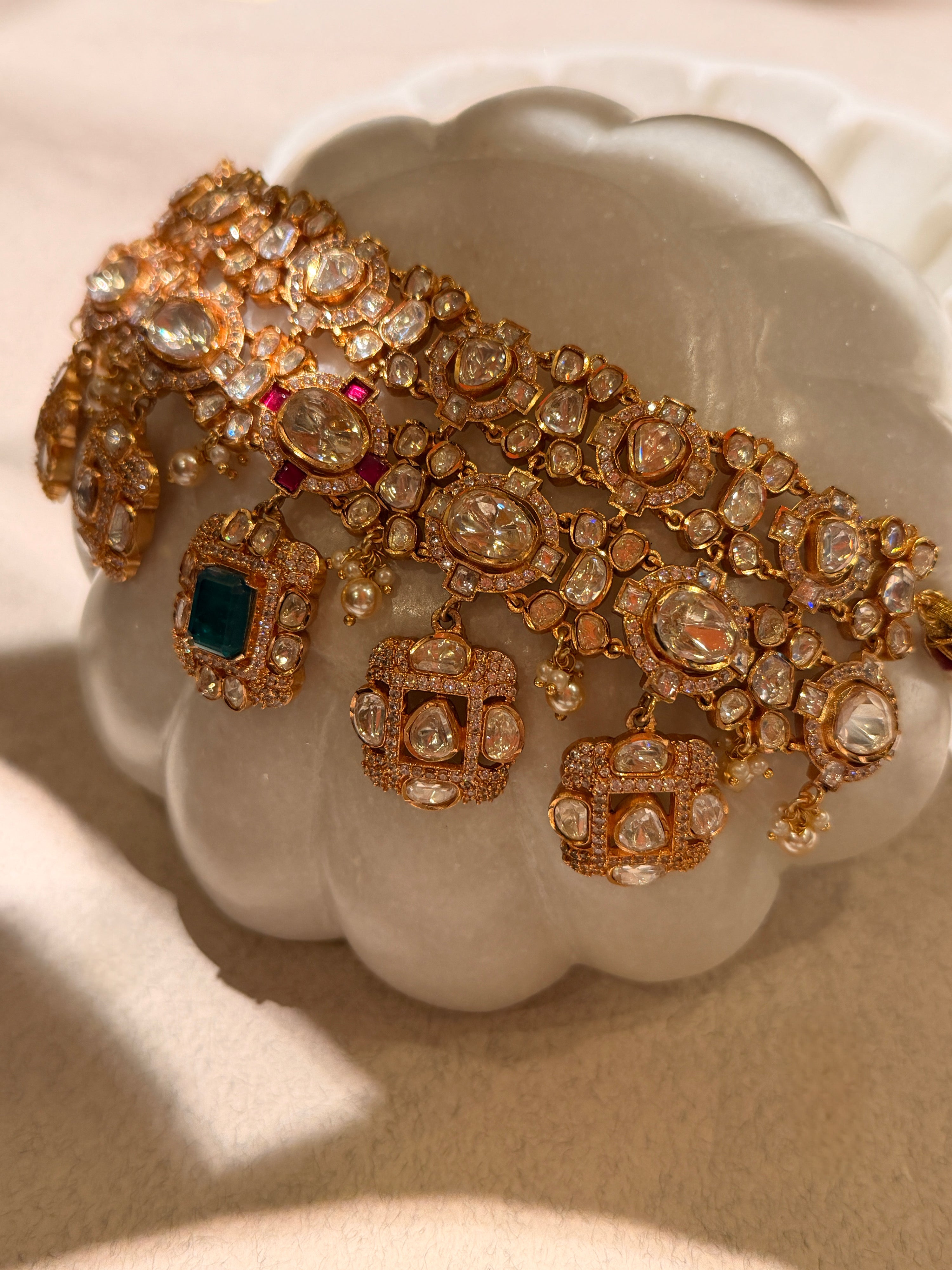 Afsana Polki choker