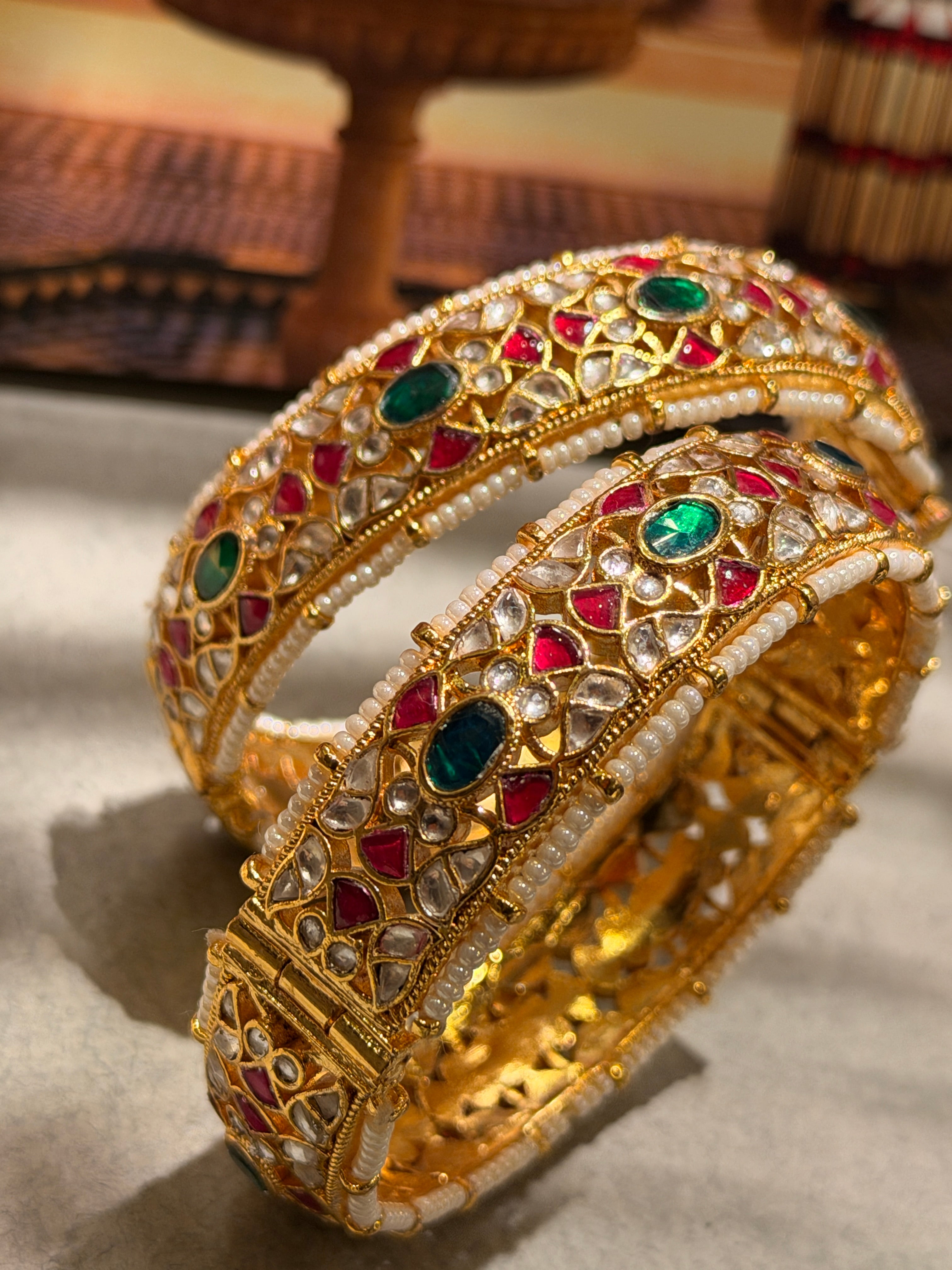 Vartika kundan bangle