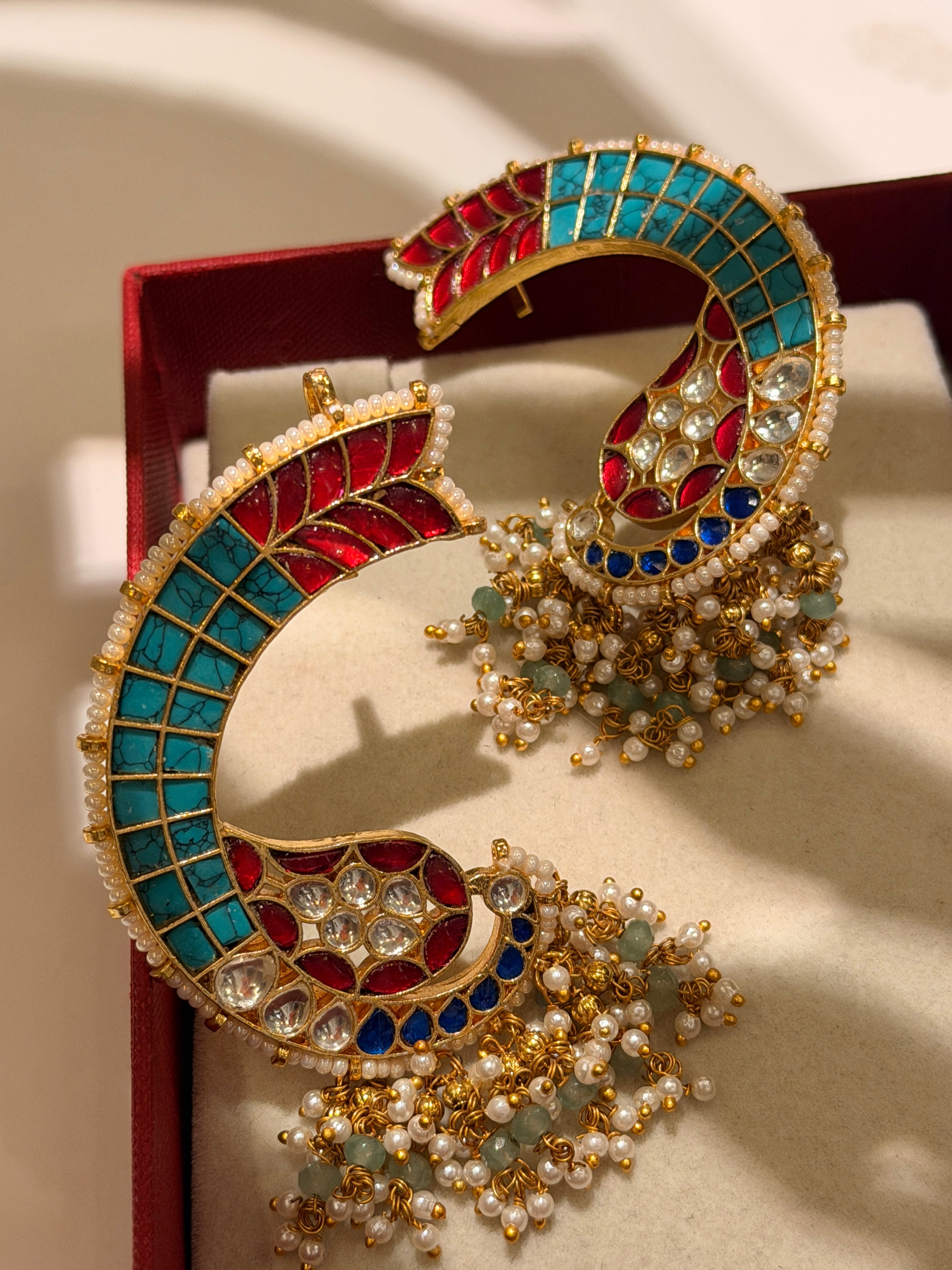 Mrinalini Jadau Earcuff
