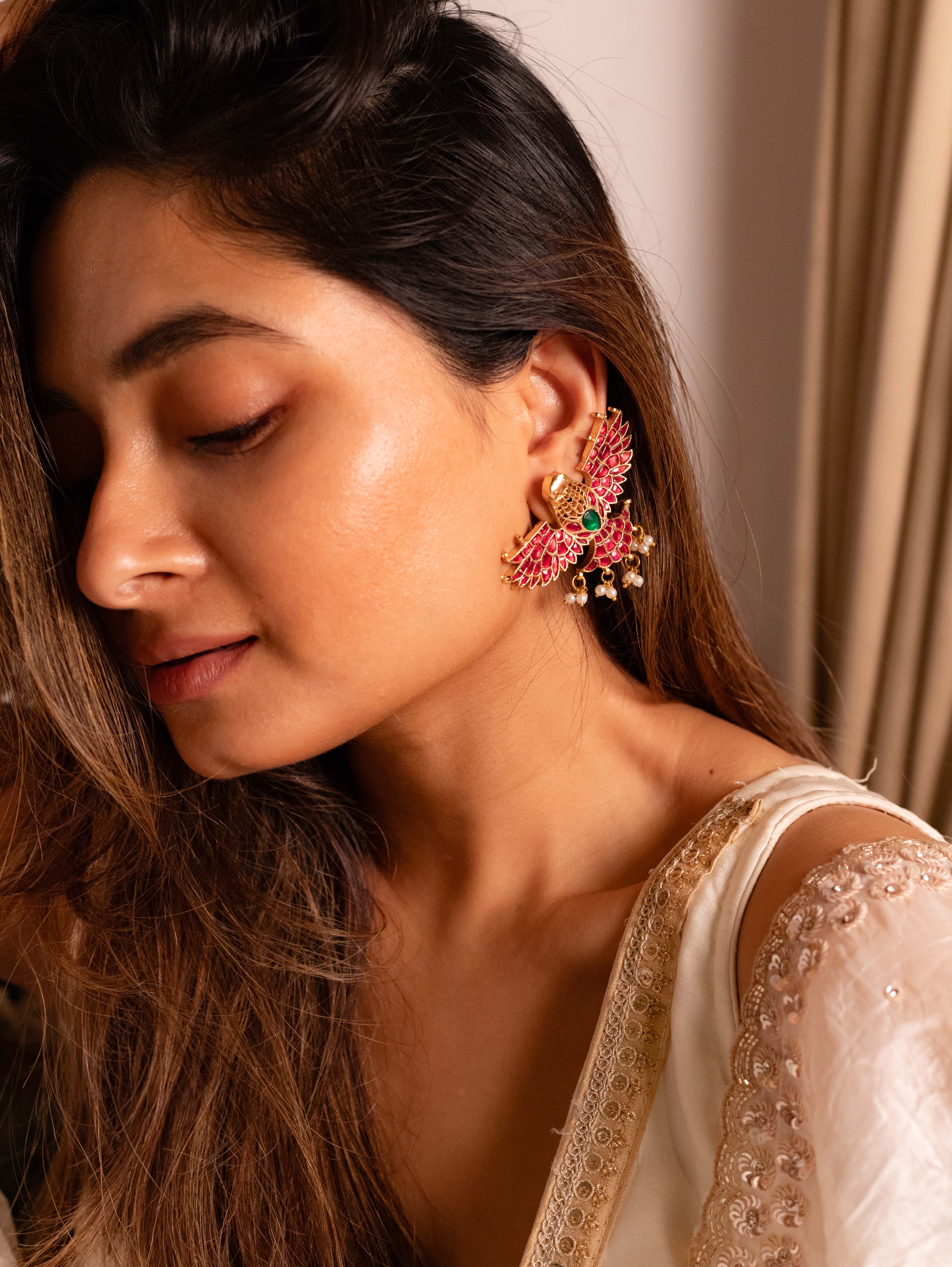 Majestic Wing Hoops-Mahira
