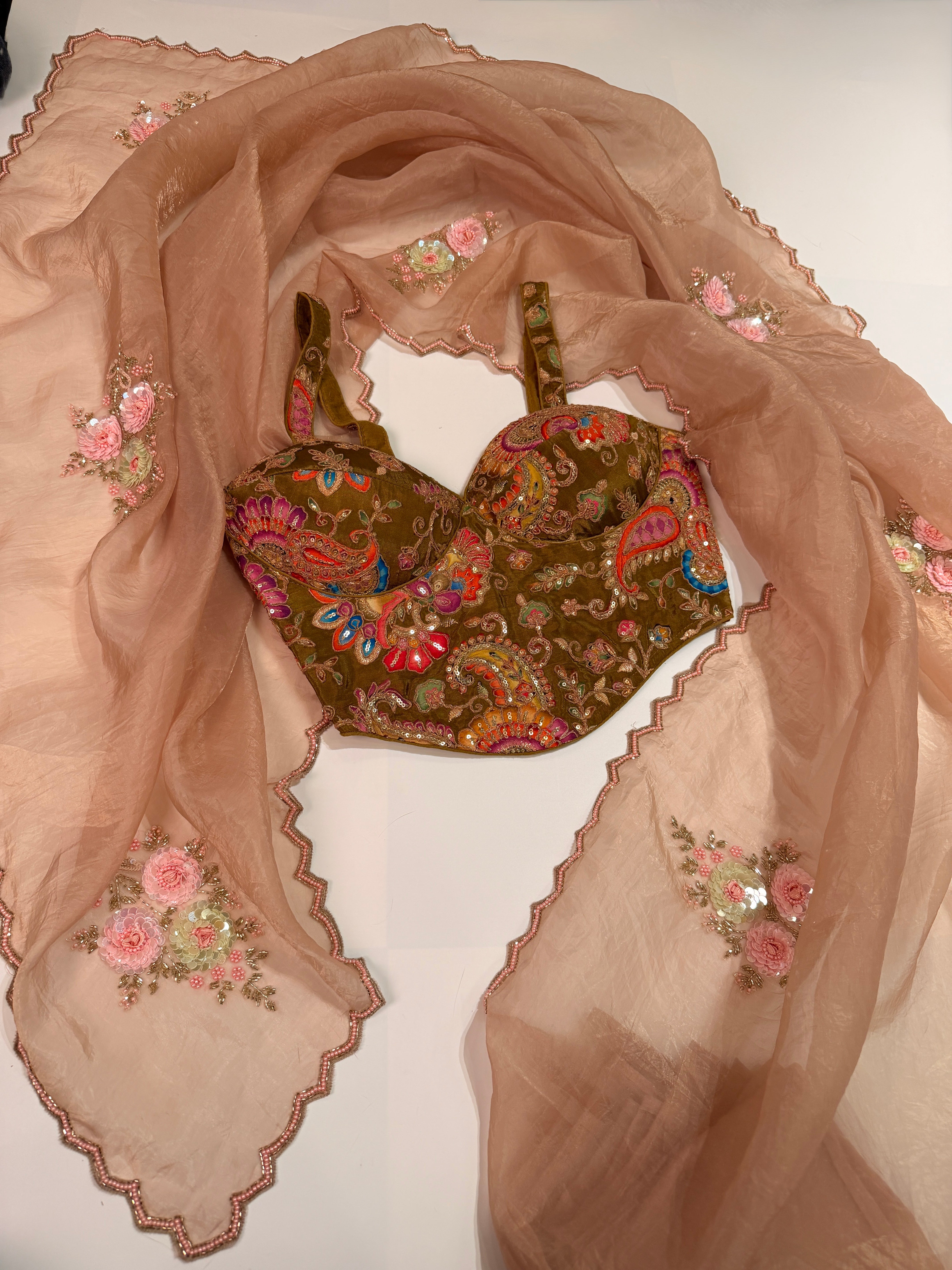 Paisley Corset Blouse