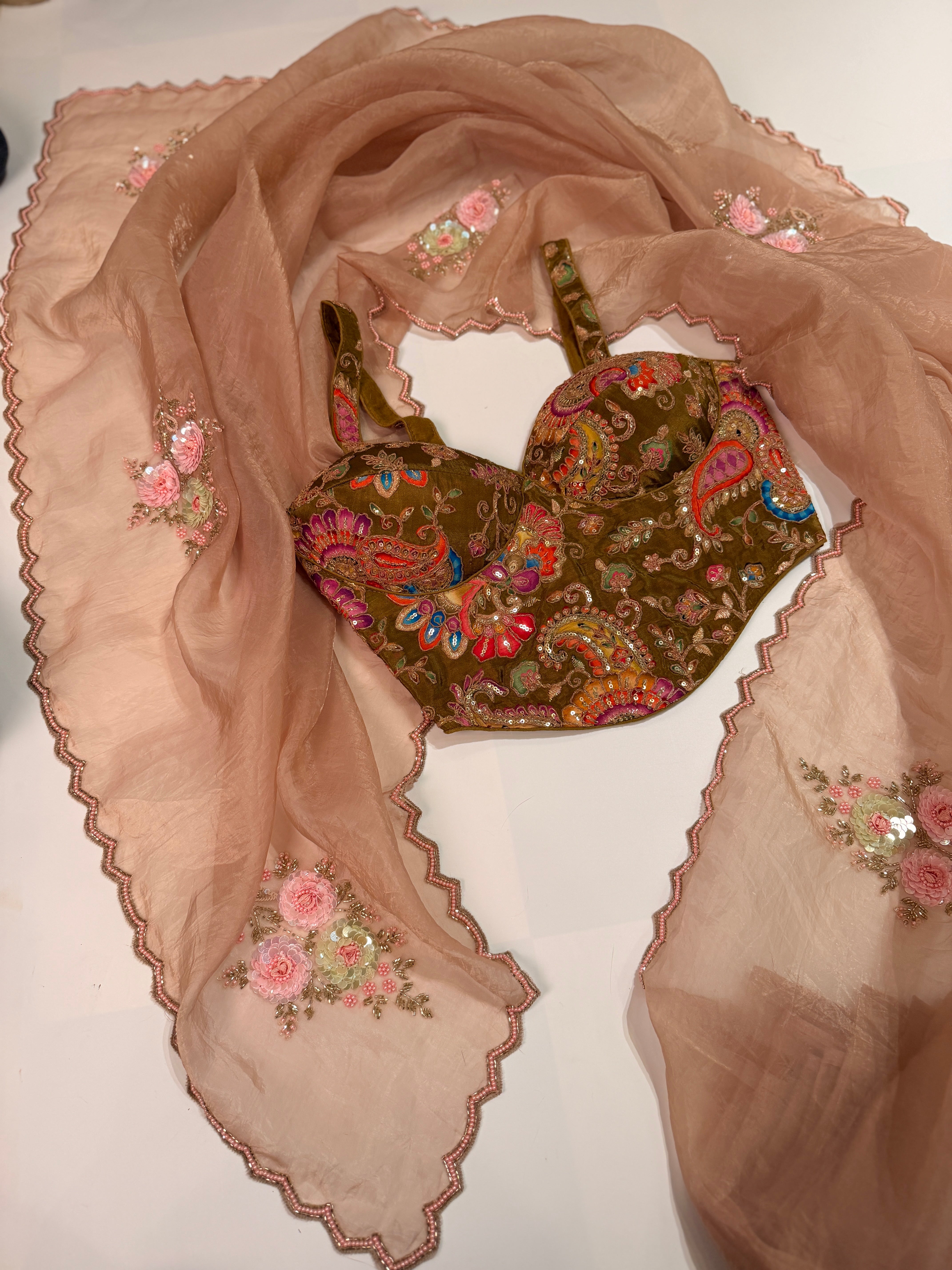 Paisley Corset Blouse