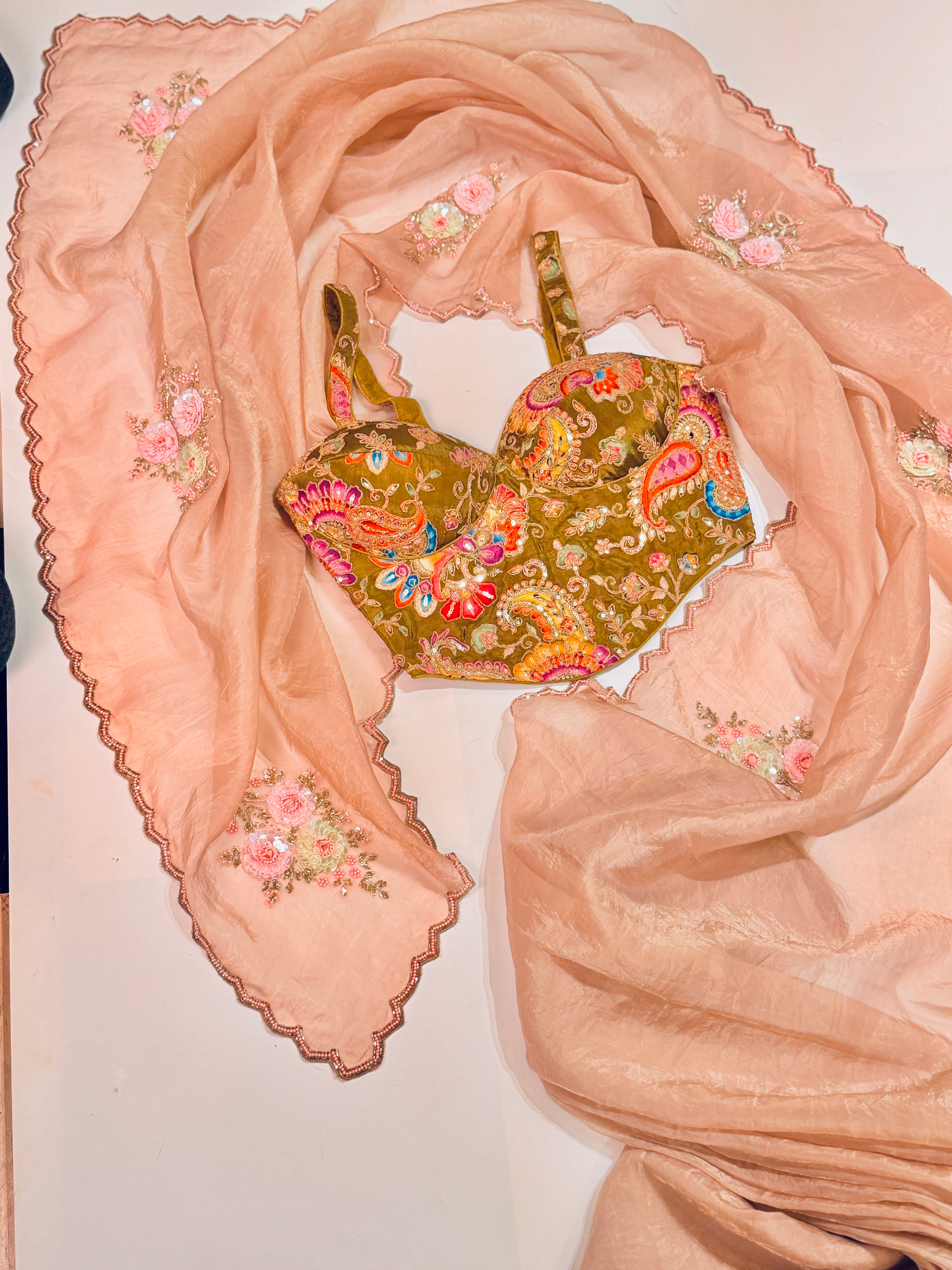 Paisley Corset Blouse
