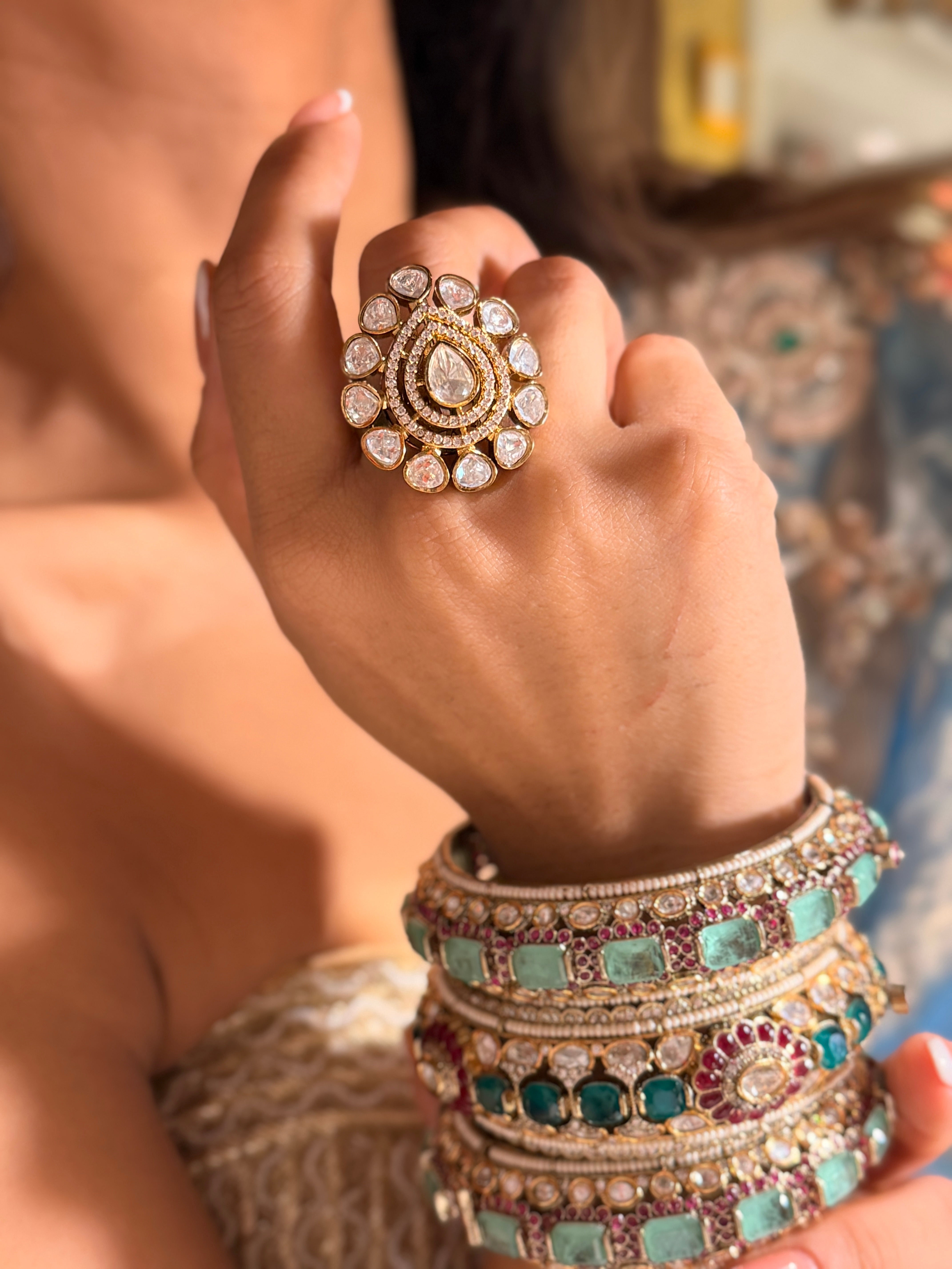 Smriti Polki Ring