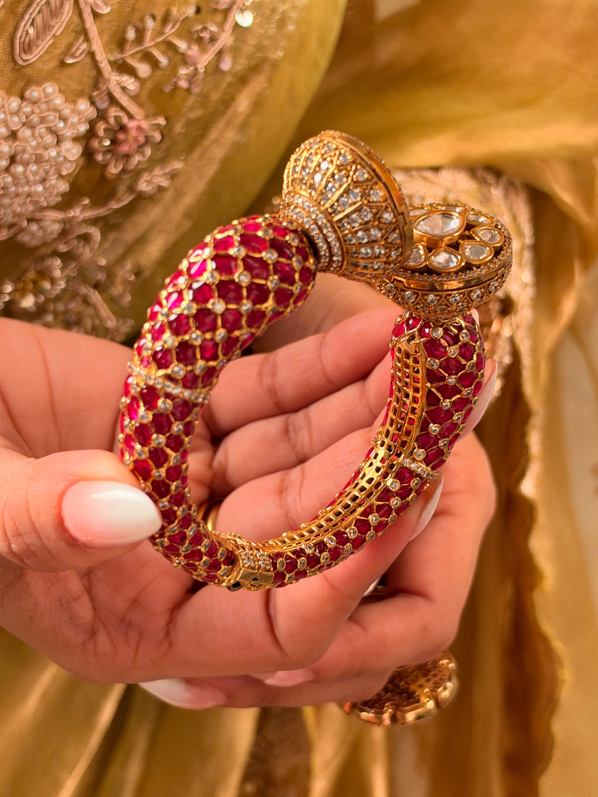 Aaliya Ruby Bracelet