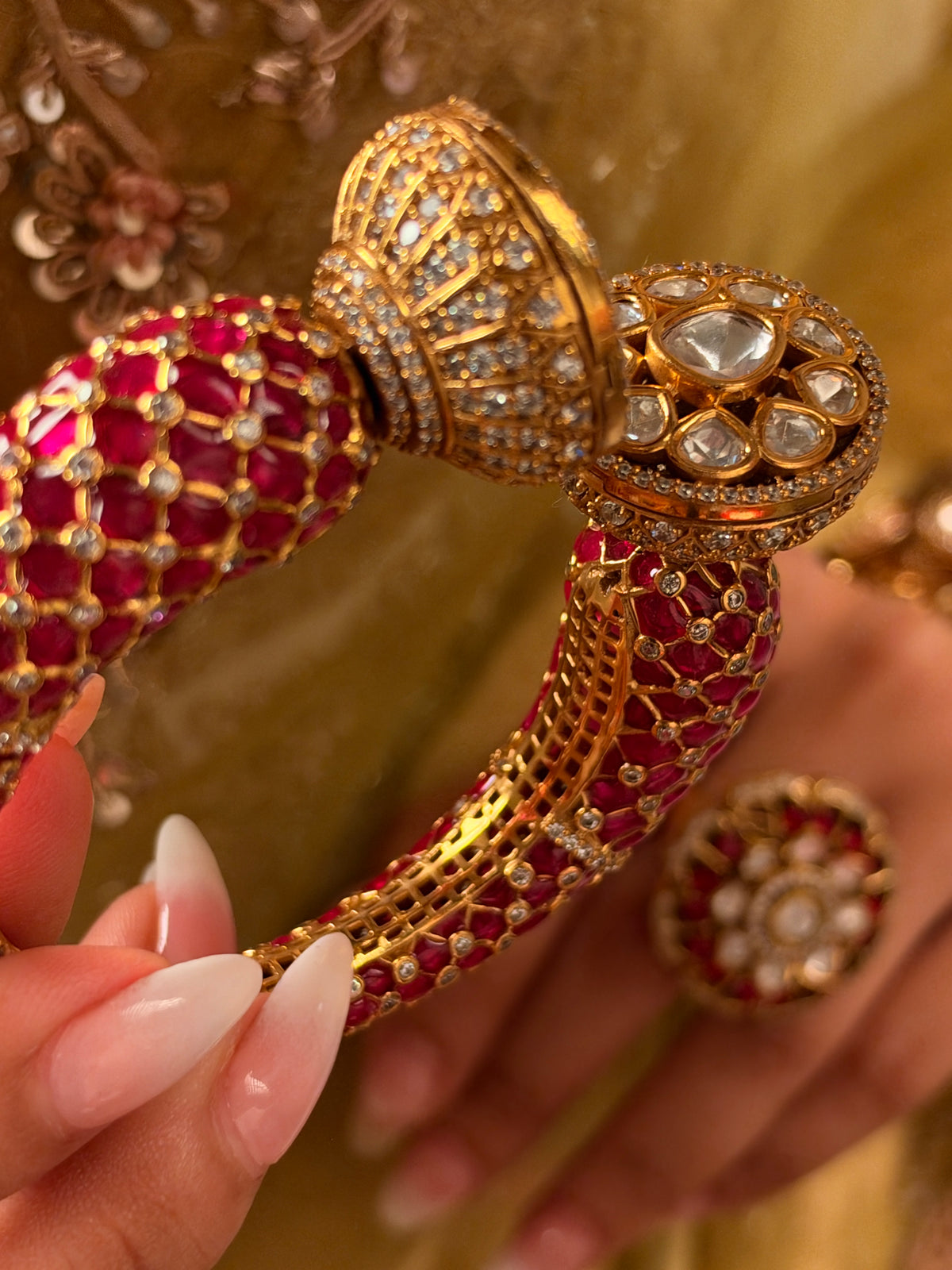 Aaliya Ruby Bracelet