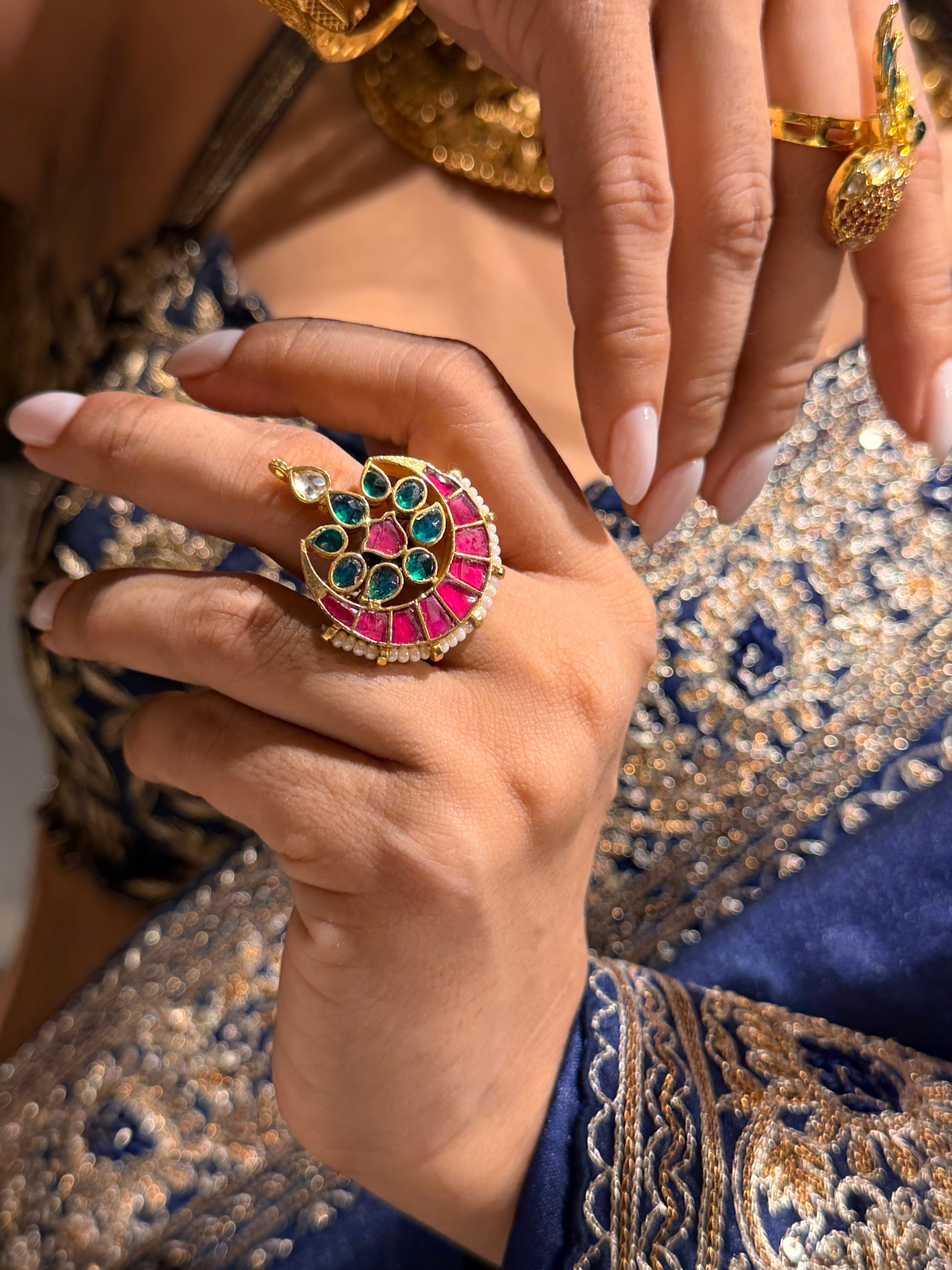 Saanjh Jadau Ring