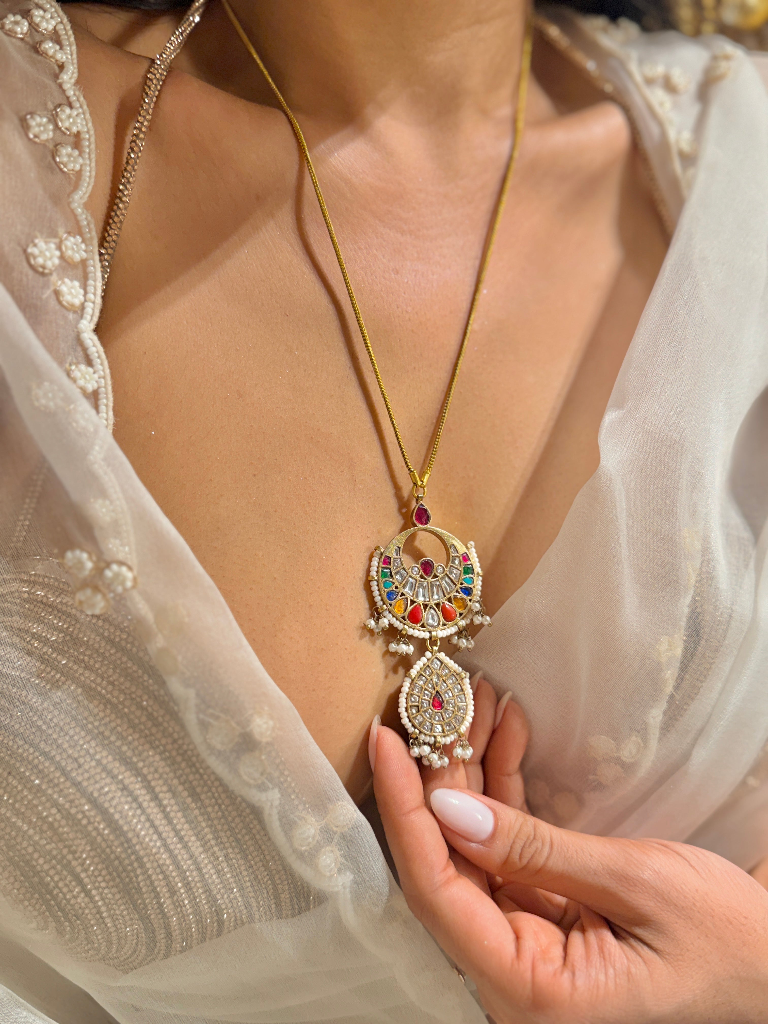 Chandni Jadau Pendant