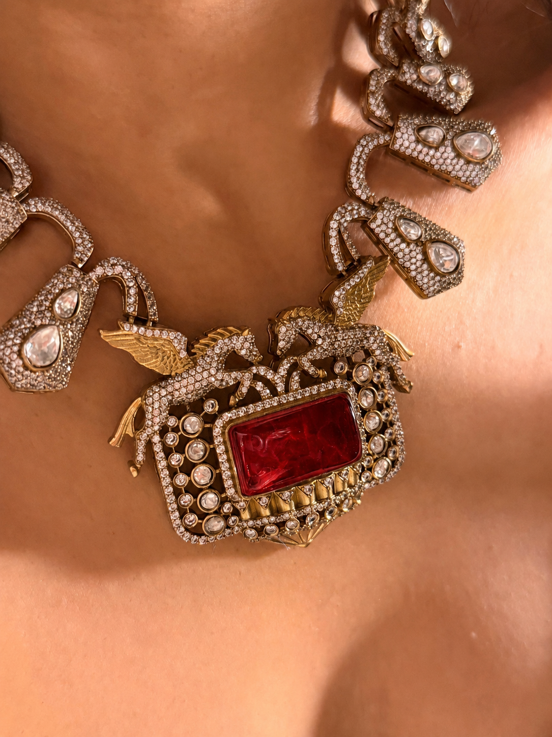 Equine Ruby Necklace