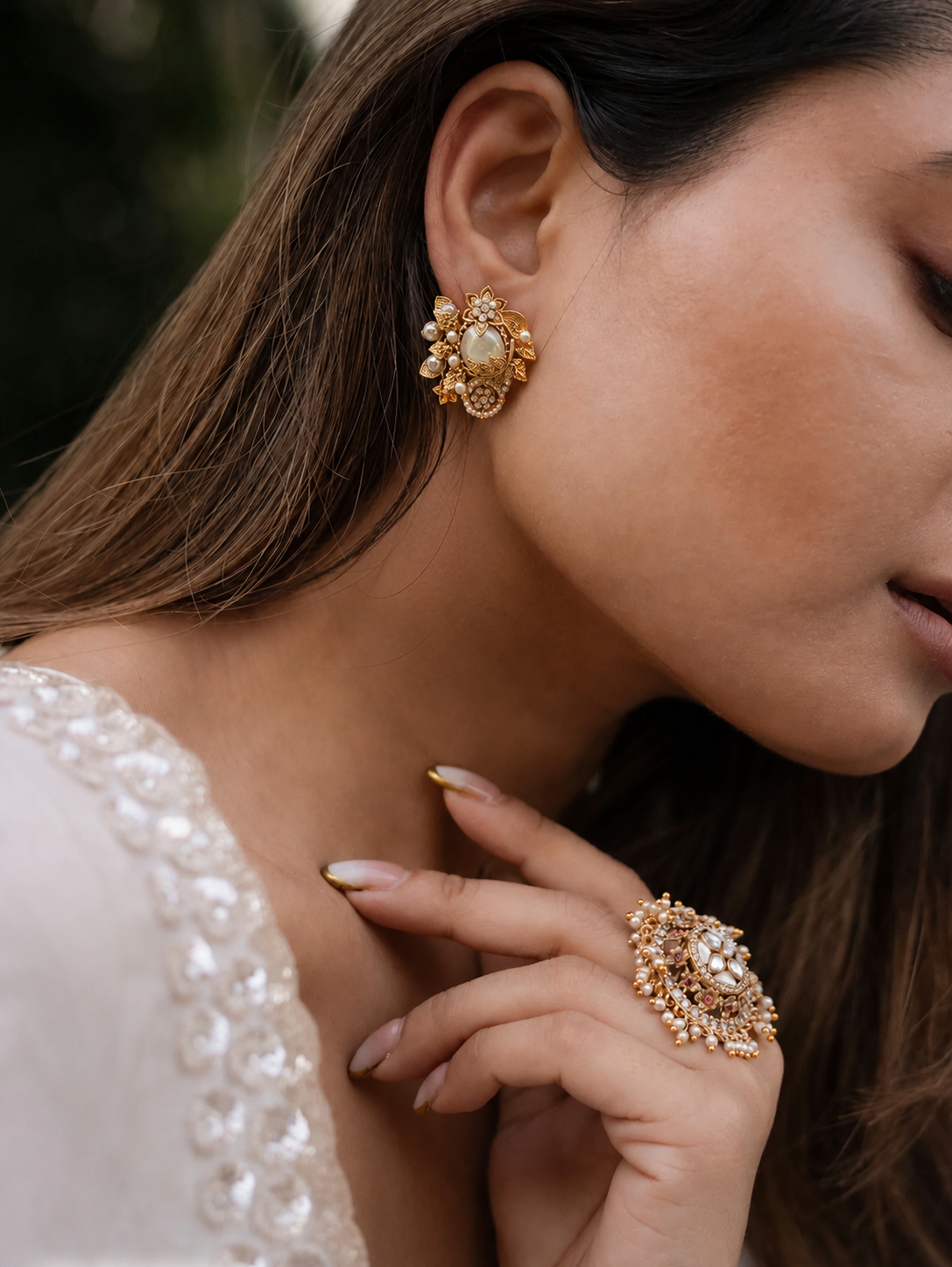 Pearl Bloom stud