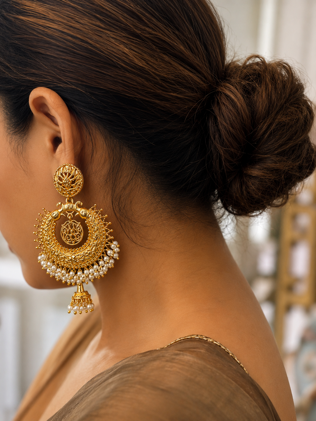 Gajchandrika bali Jhumki - Royal Bengal’26