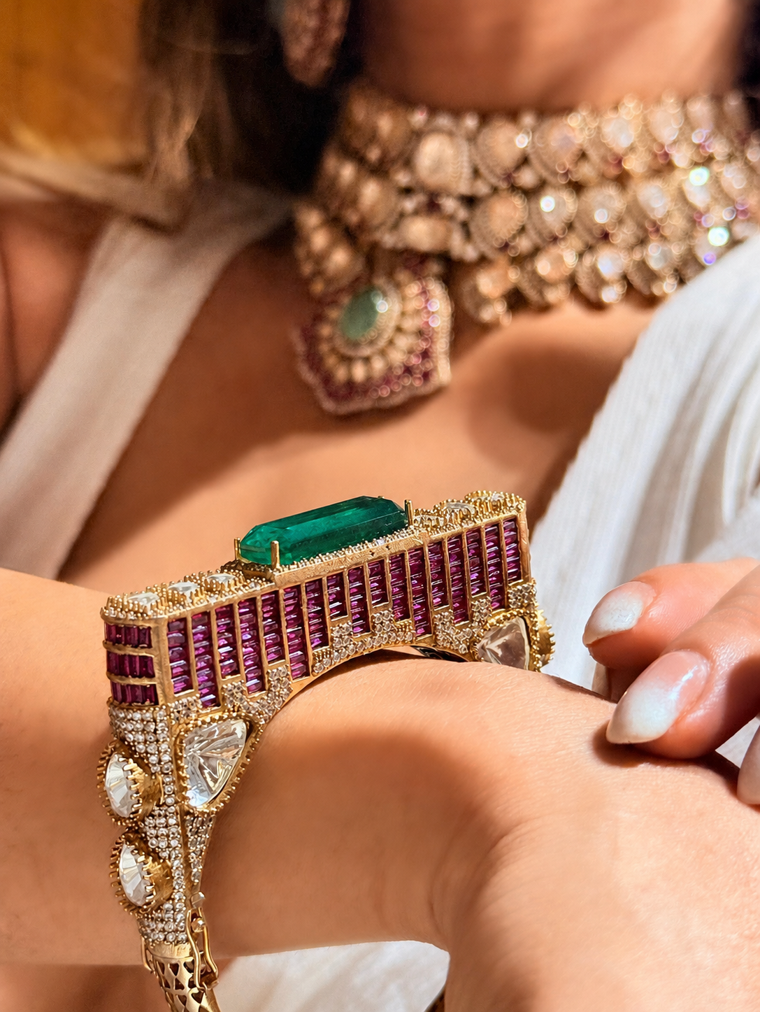 Nigahon Polki Bangle