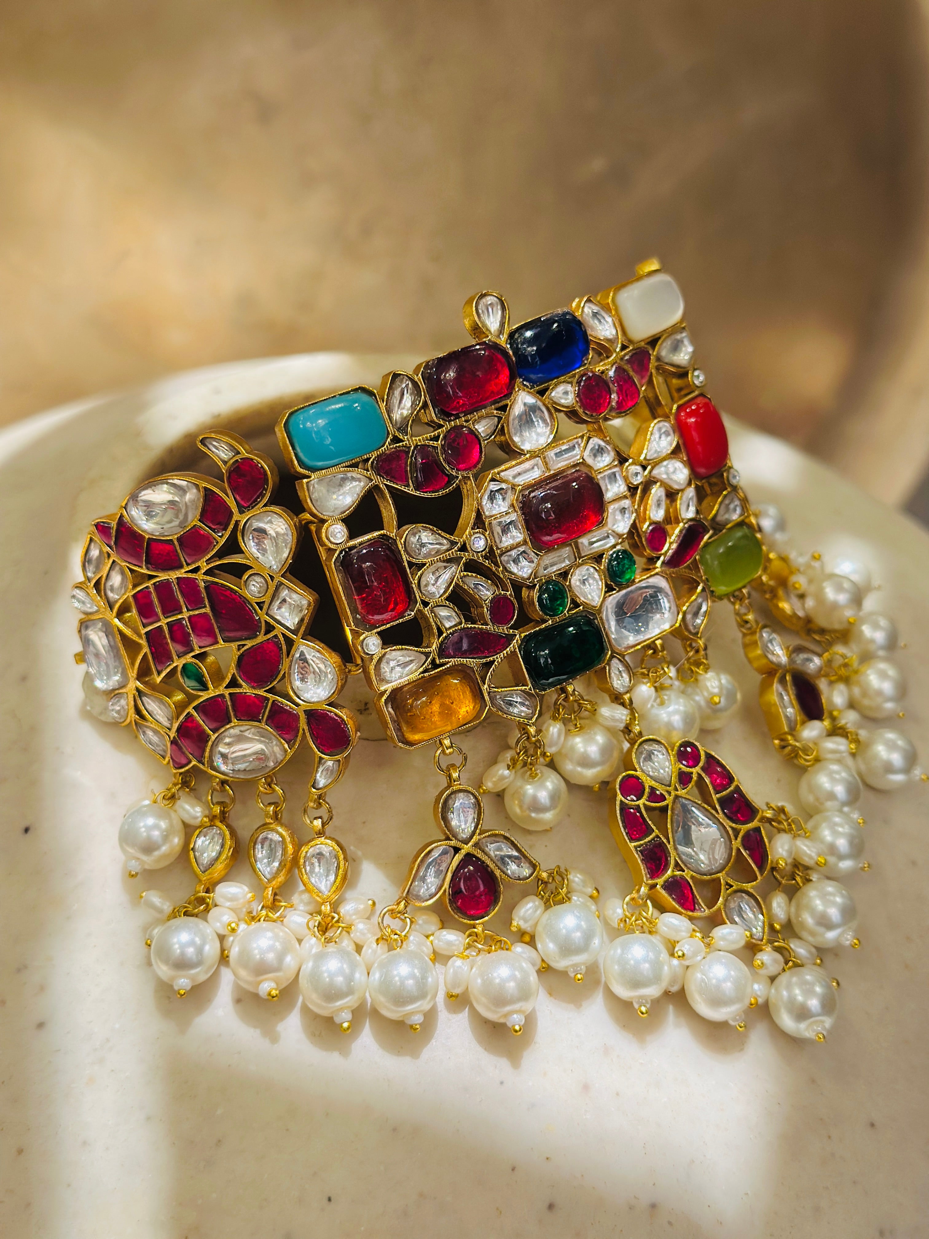 Rang-Jaal Jadau Choker