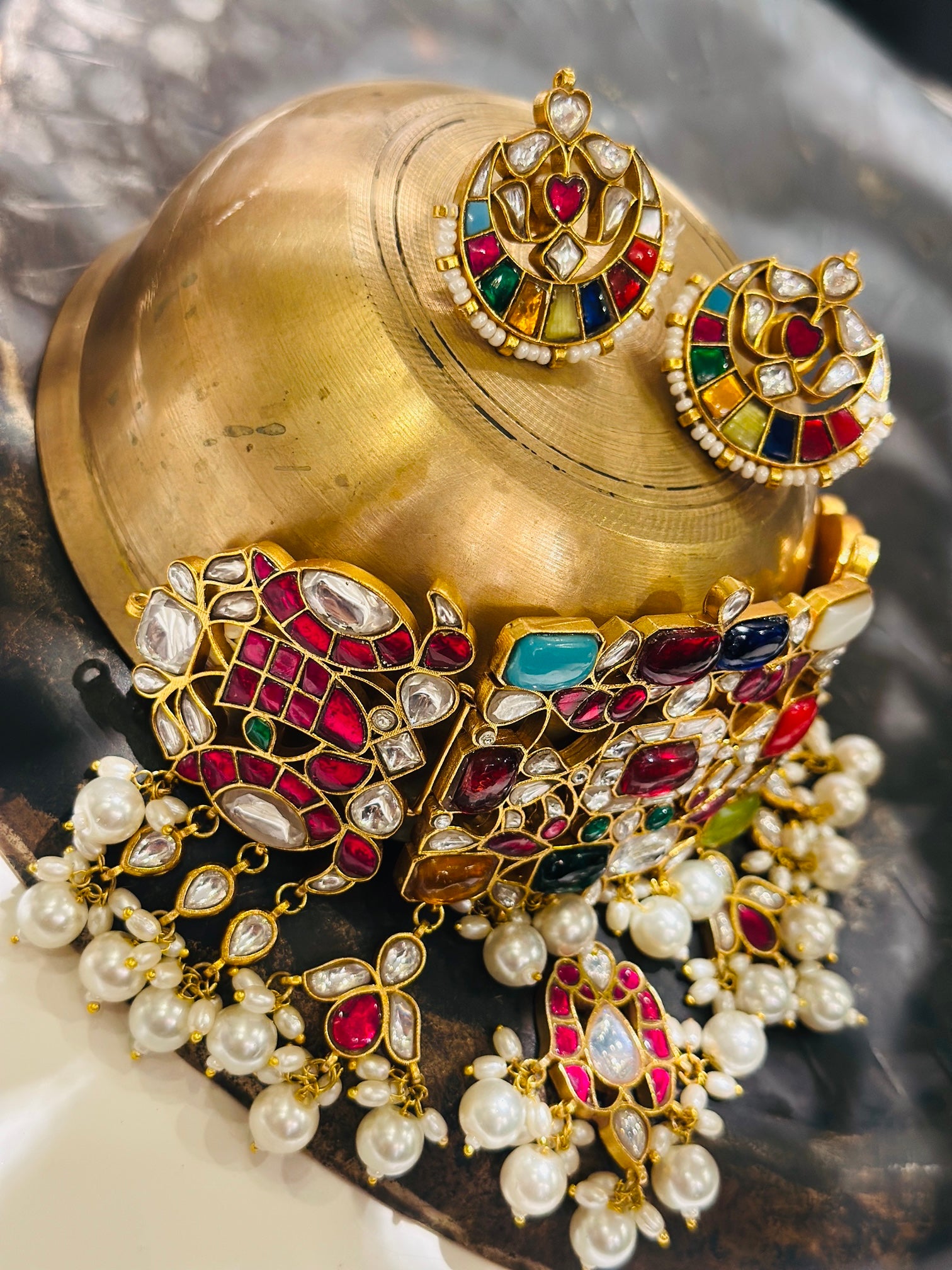 Rang-Jaal Jadau Choker