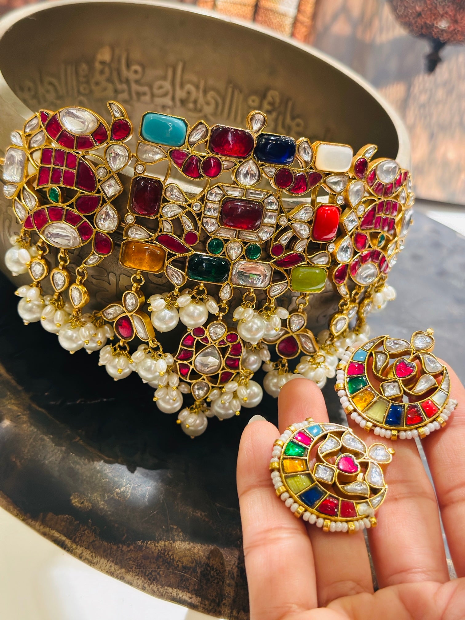 Rang-Jaal Jadau Choker
