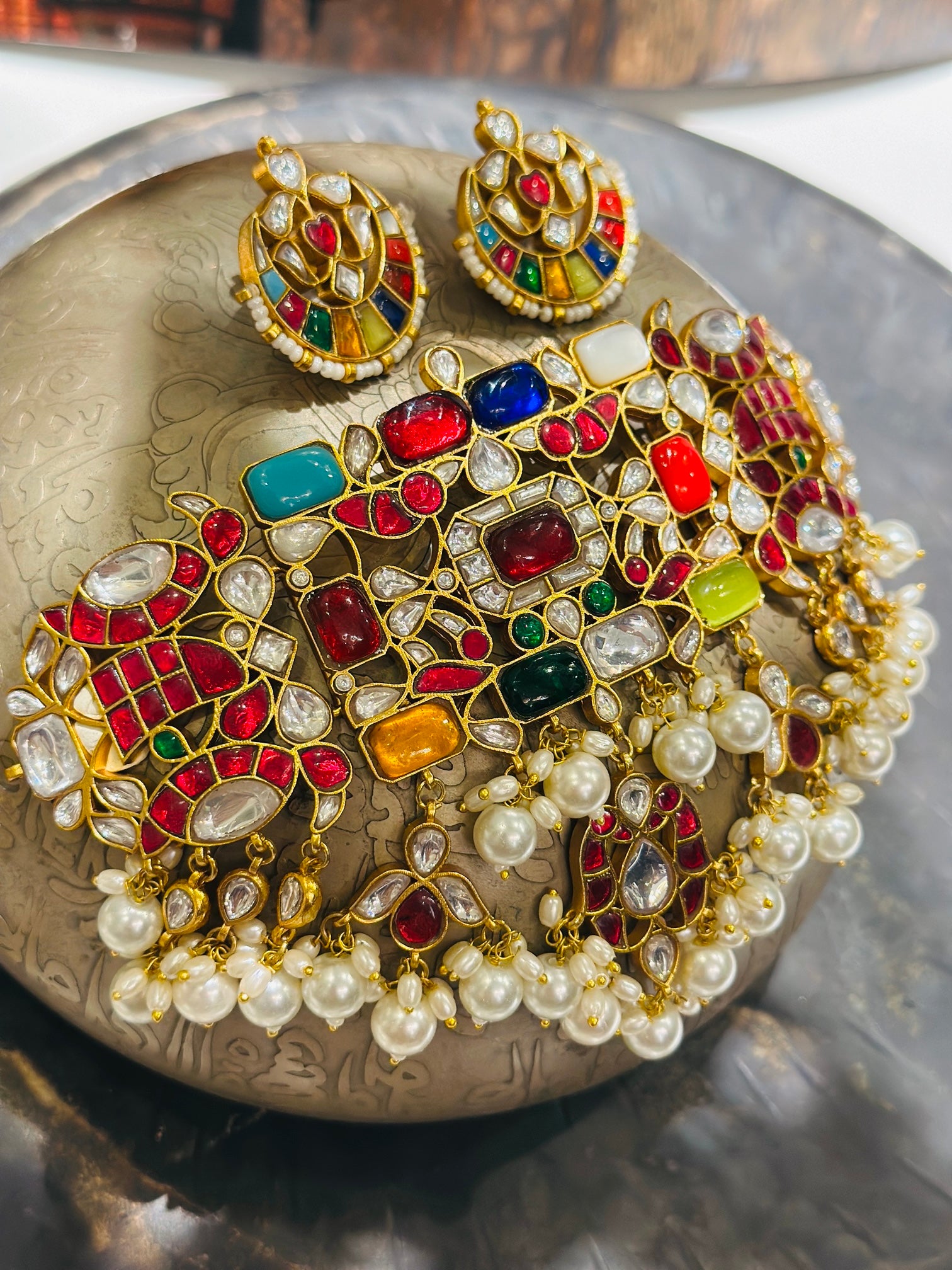Rang-Jaal Jadau Choker