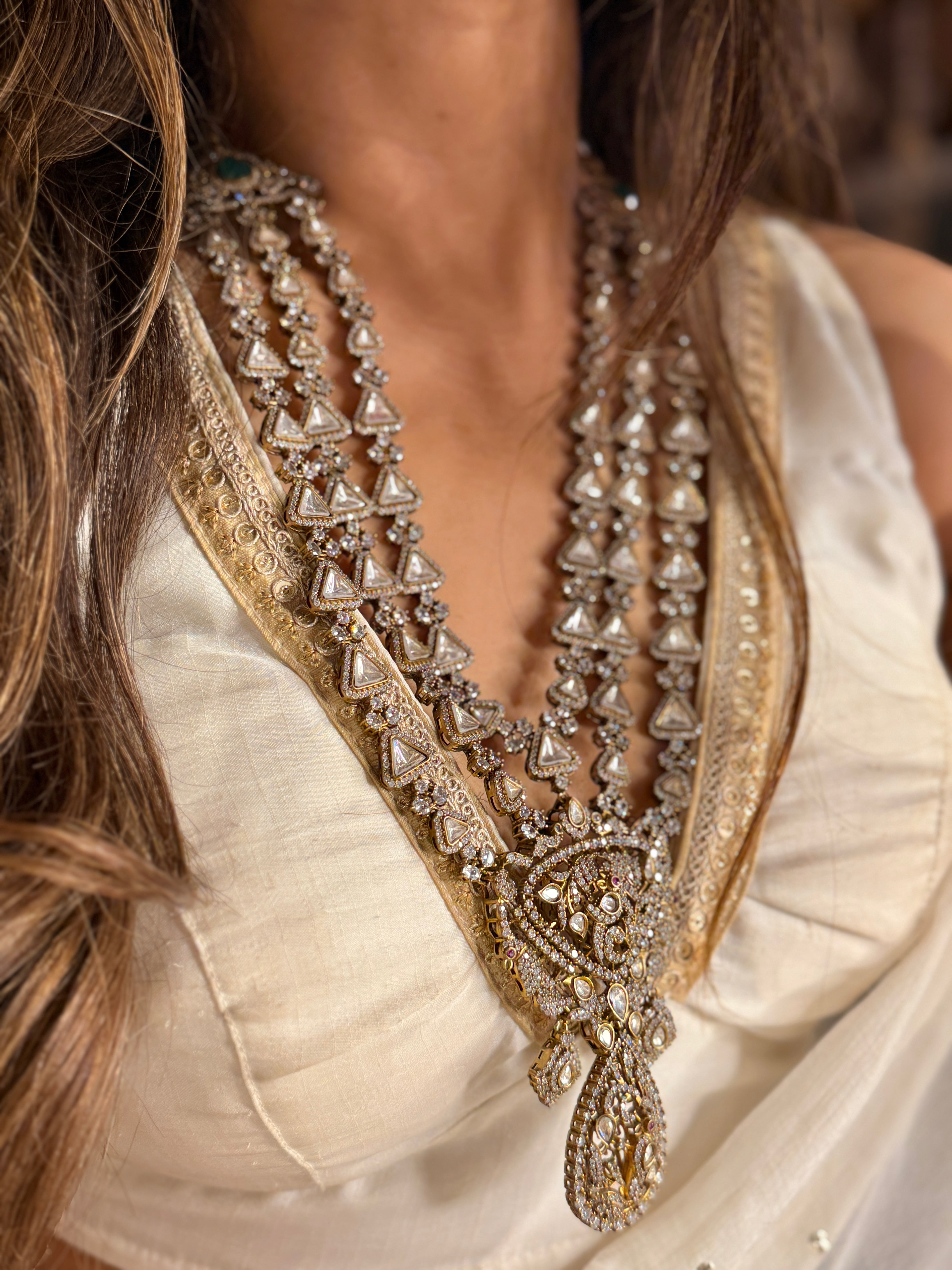 Triveni Long Necklace