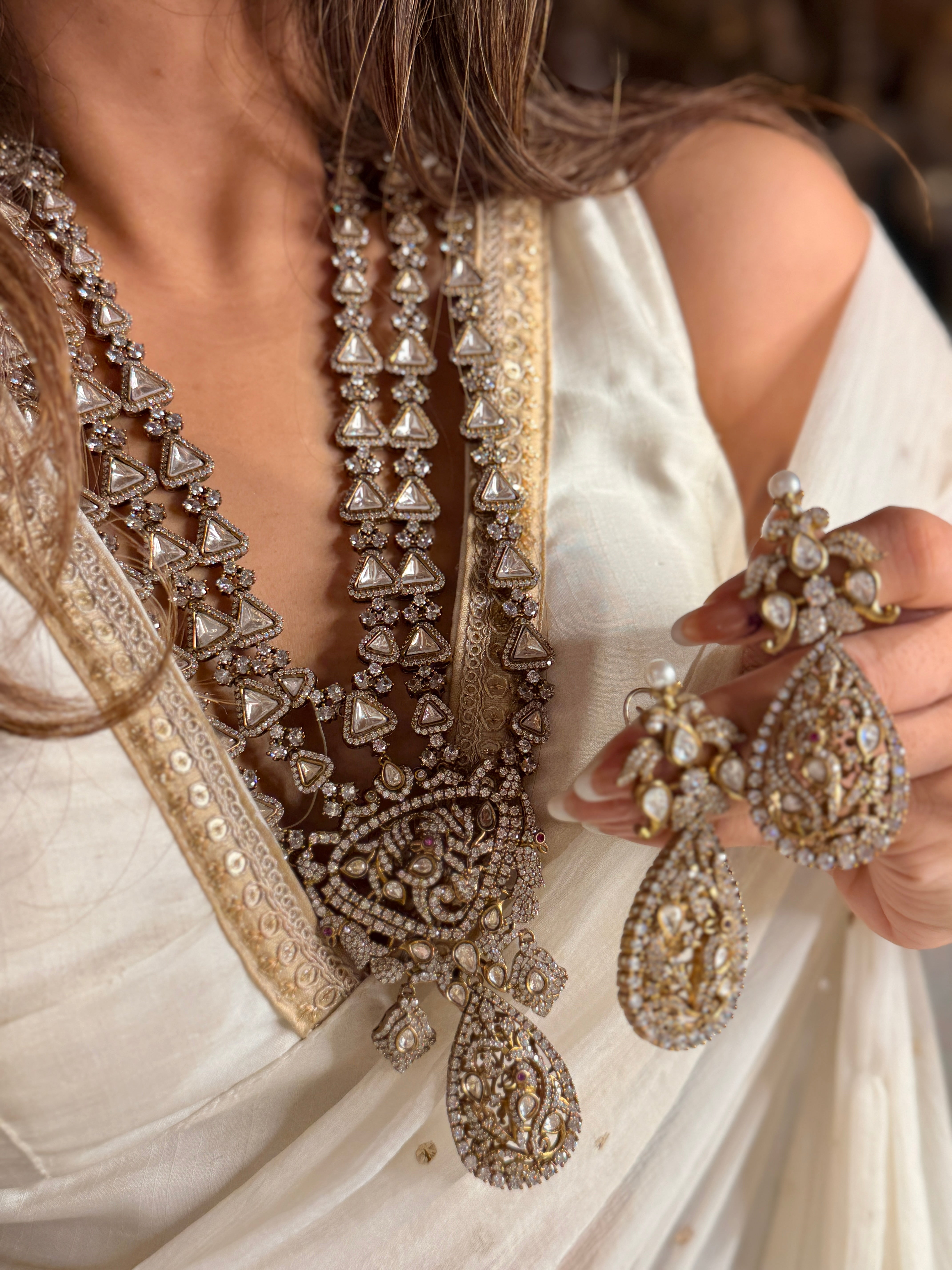 Triveni Long Necklace