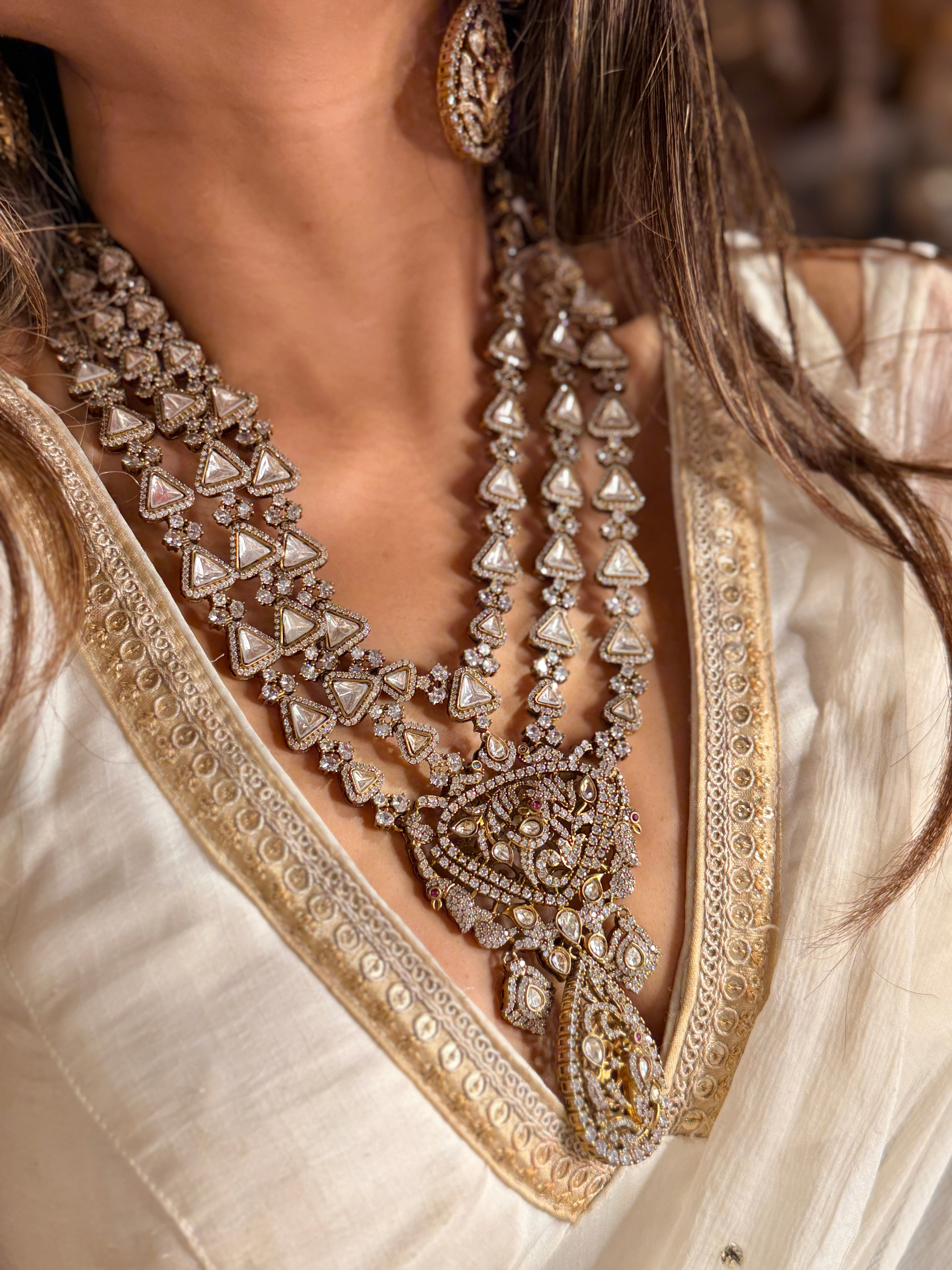 Triveni Long Necklace