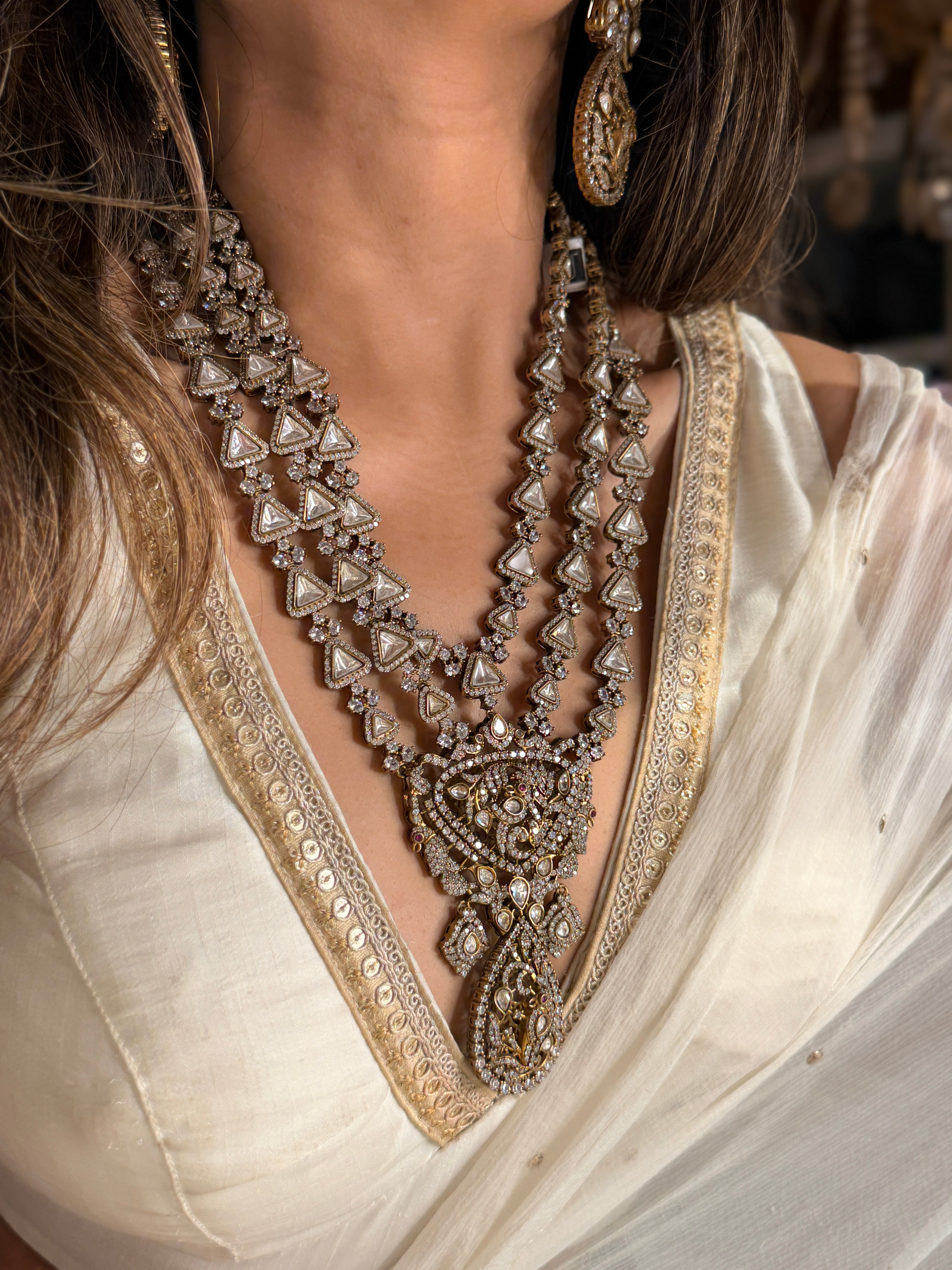 Triveni Long Necklace