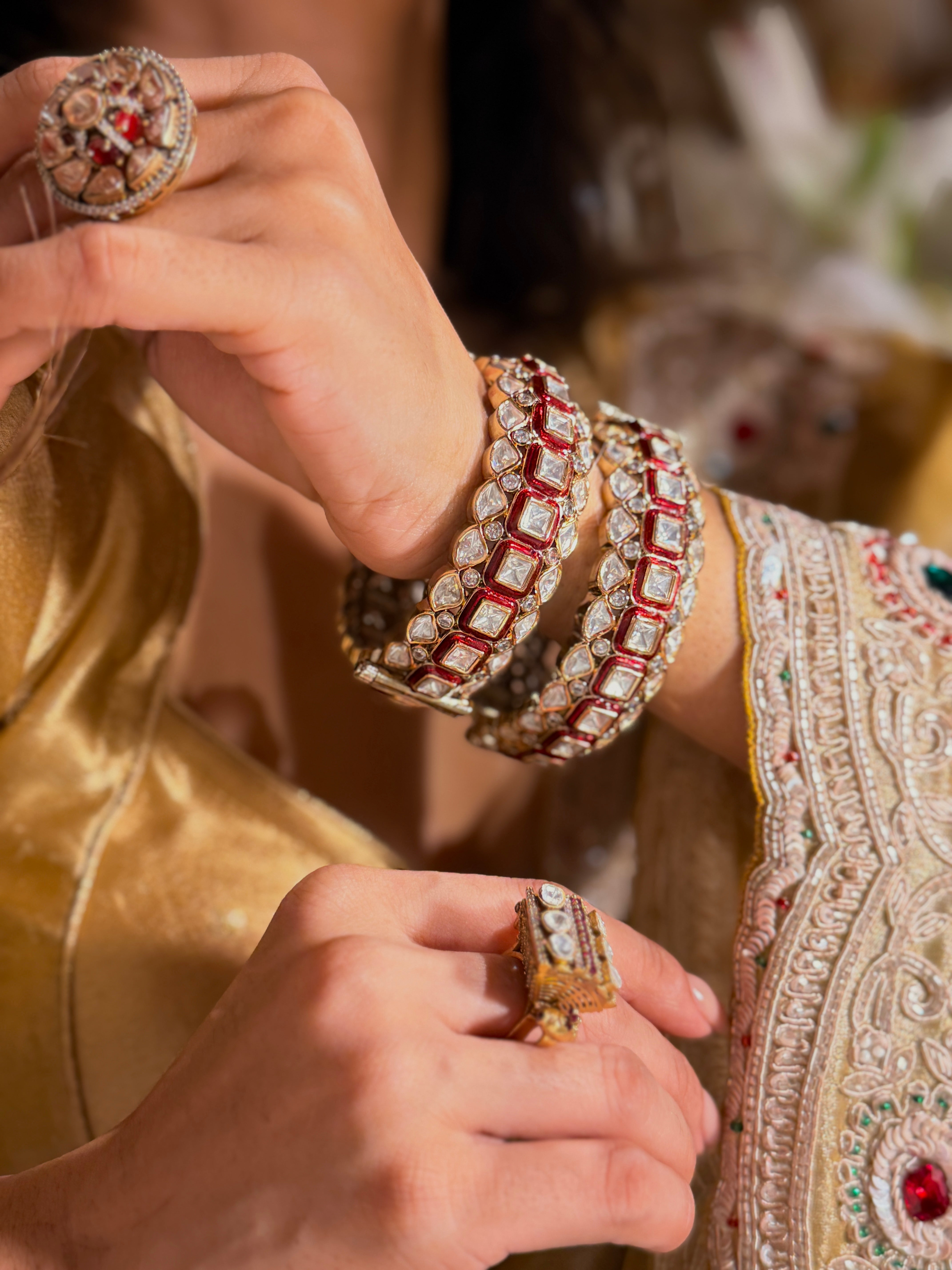 Mahi Ruby Bangle