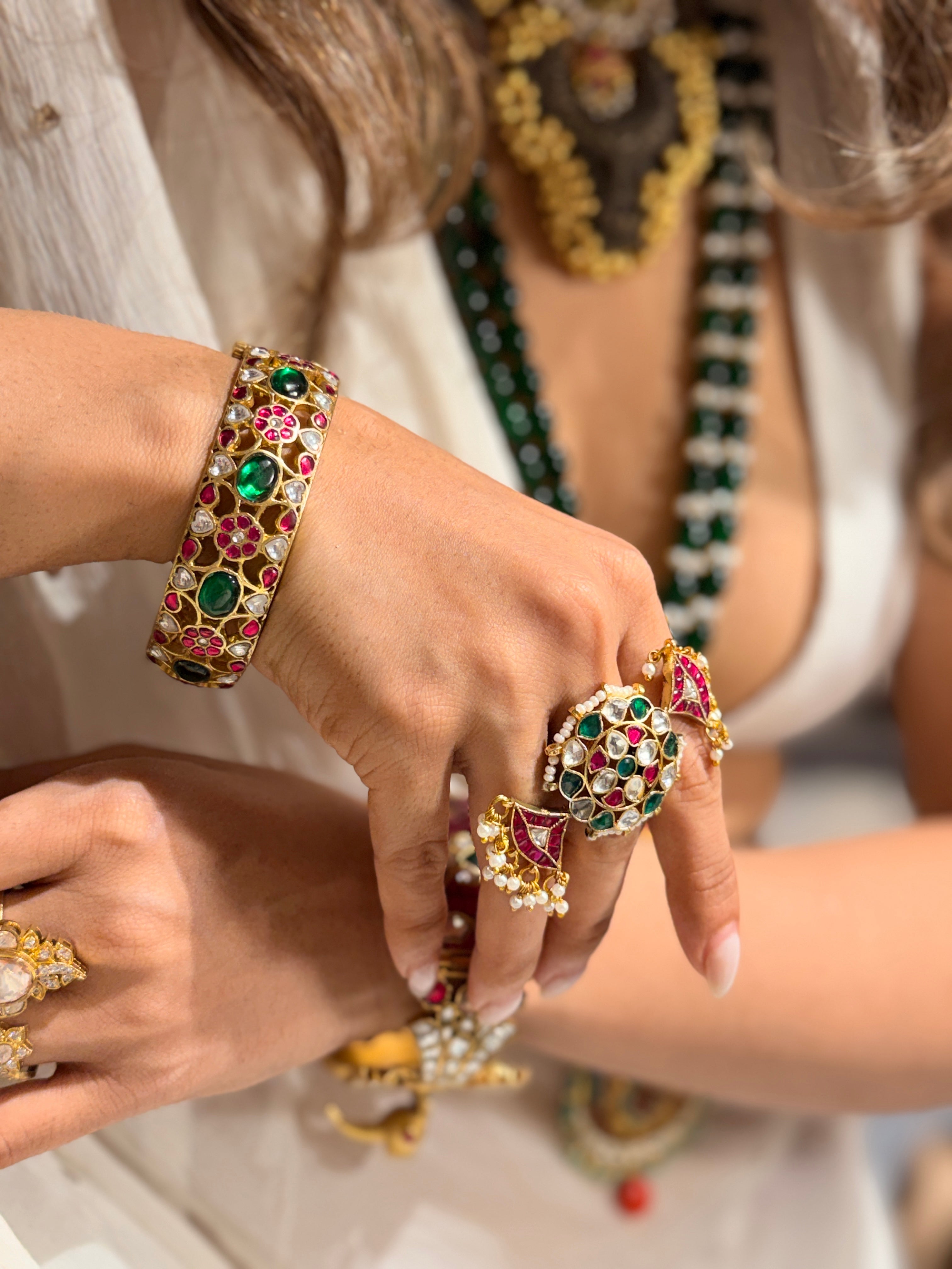 Indu Jadau Ring