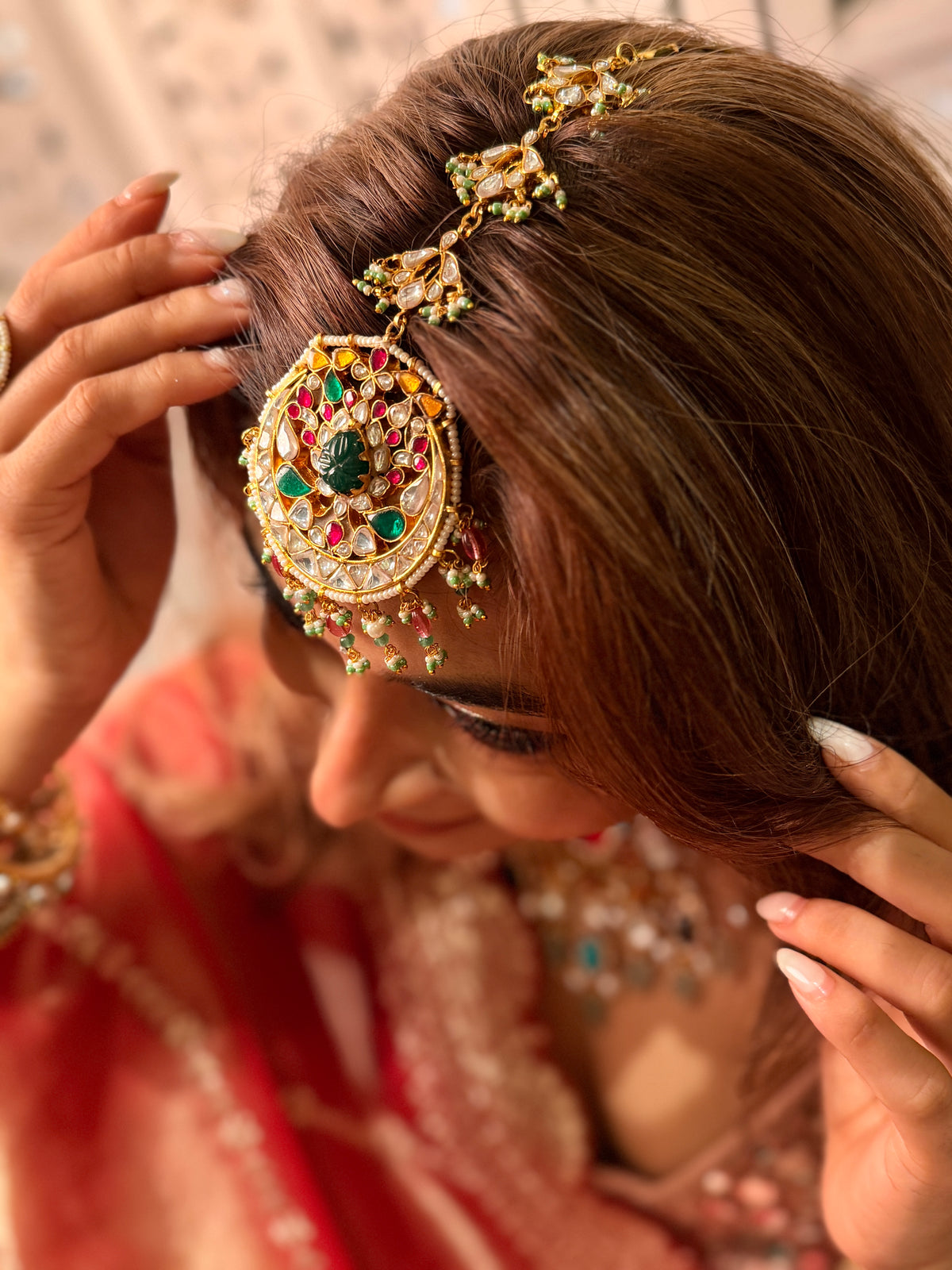Dhruvi Jadau Tika
