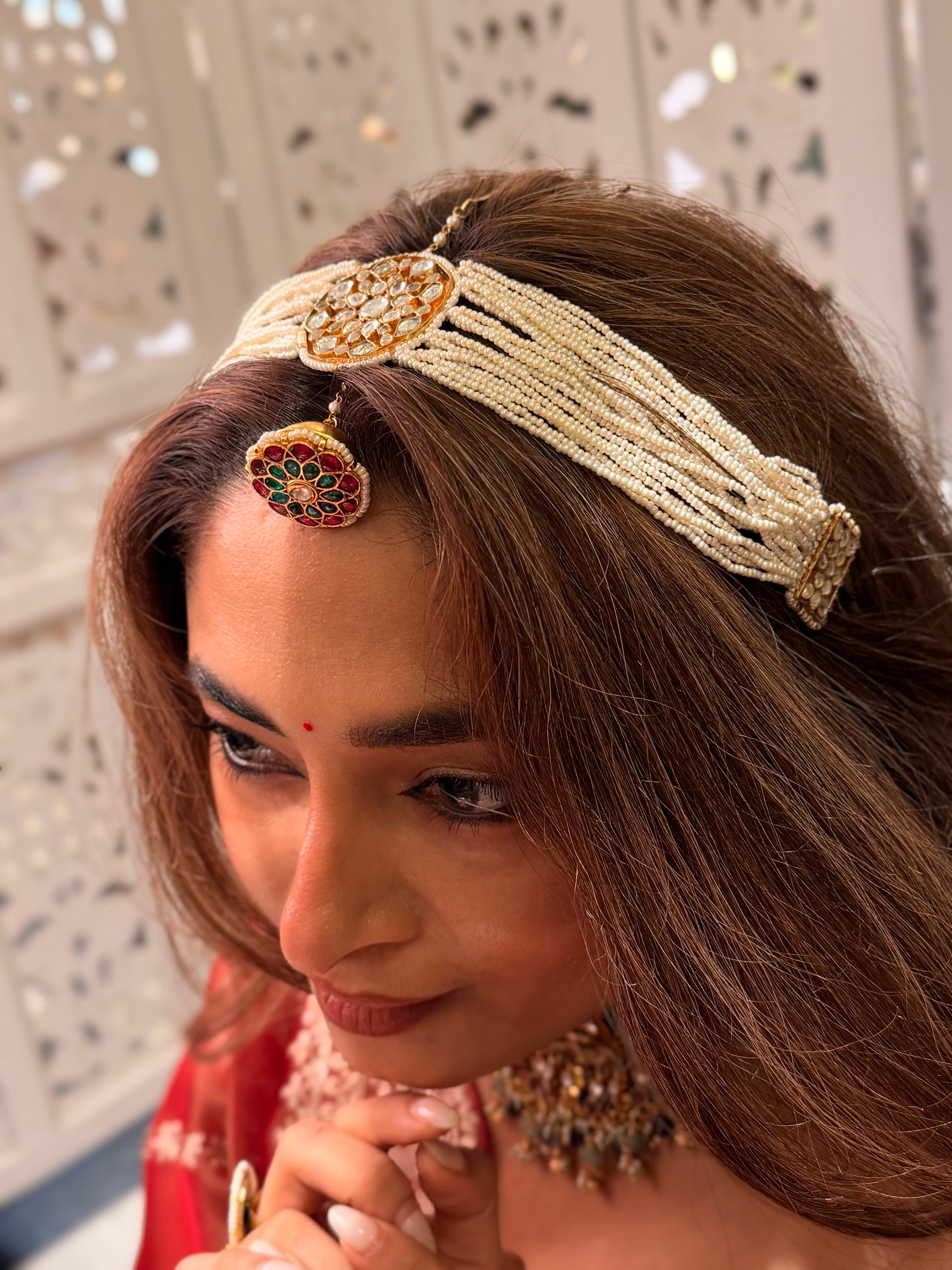 Heera Borla & Matha Patti set