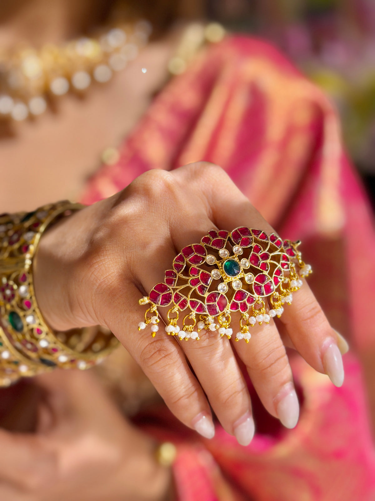 Preetam Jadau Ring