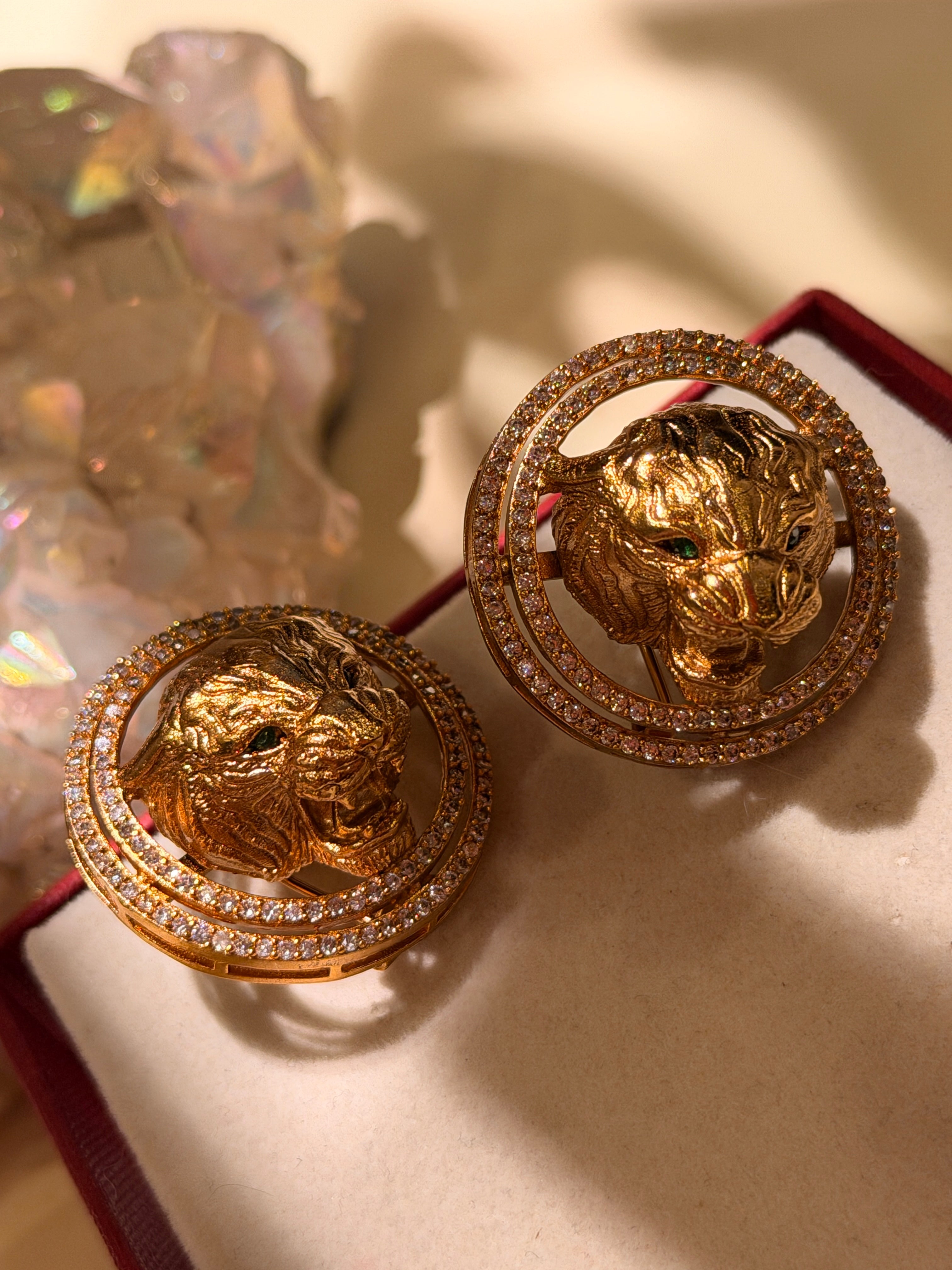 Rajsimha Emblem Stud