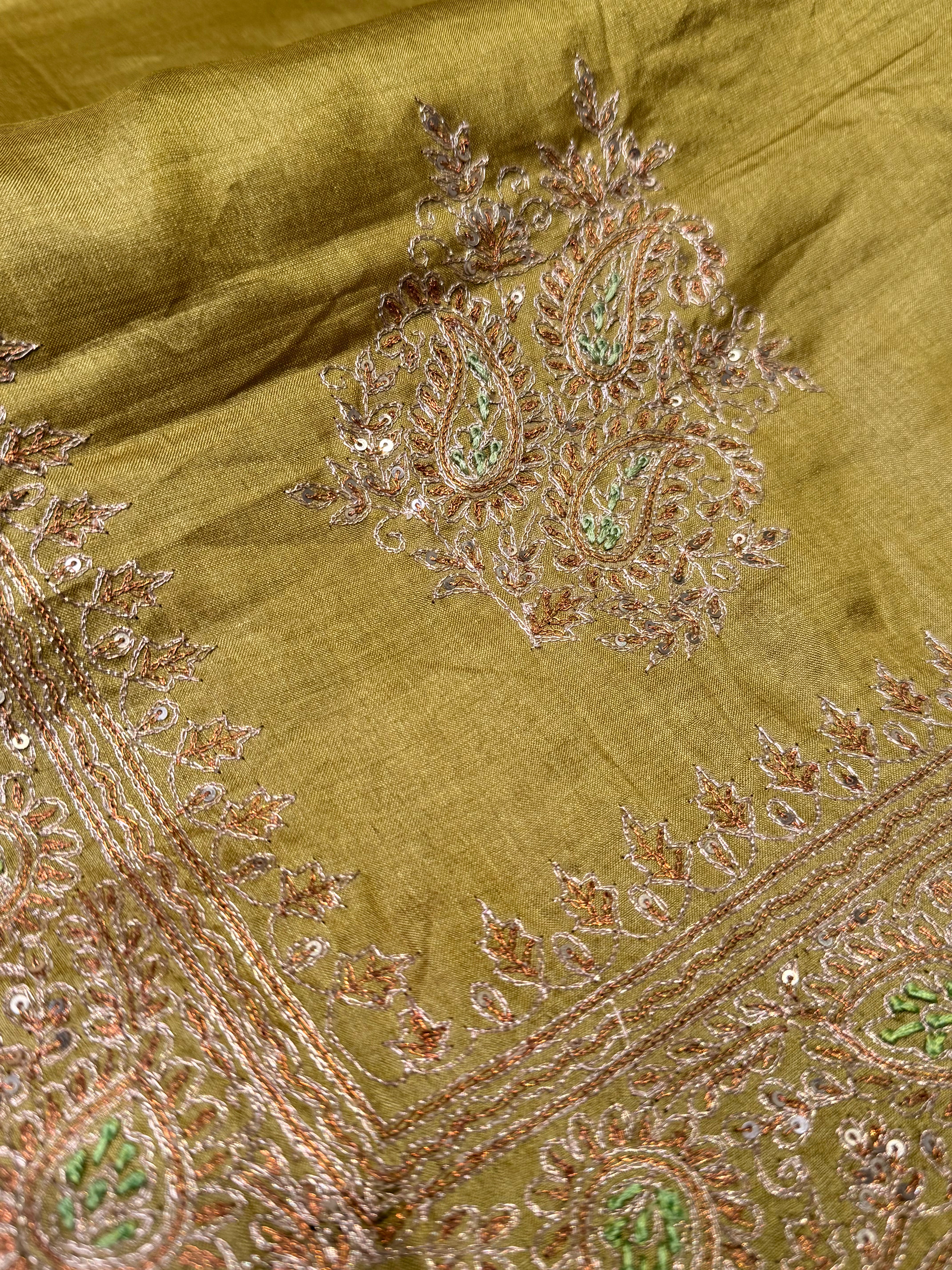 Panna Thread Pure Tussar Saree